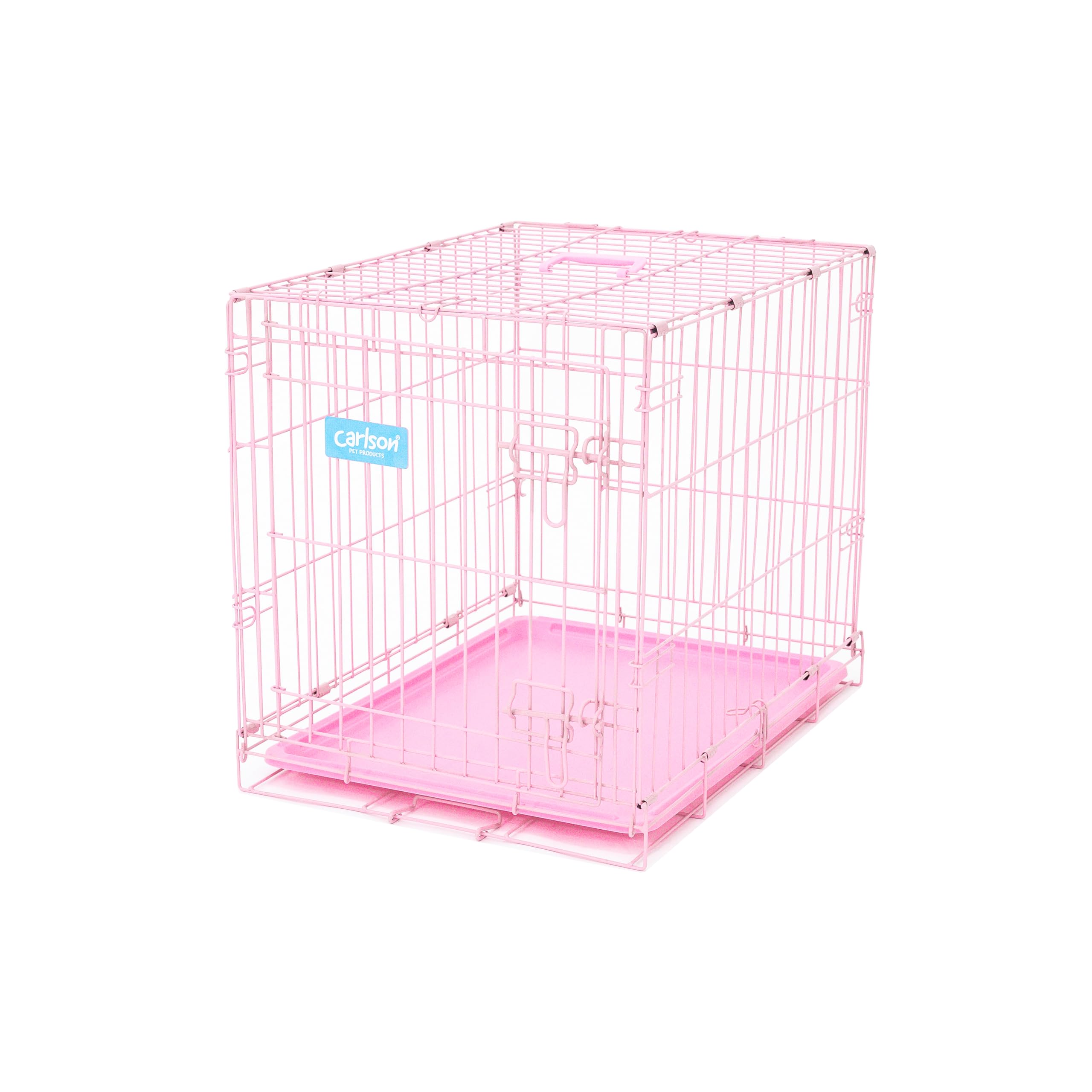 Carlson Secure and Compact Double Door Metal Dog Crate, Medium with Divider Panel