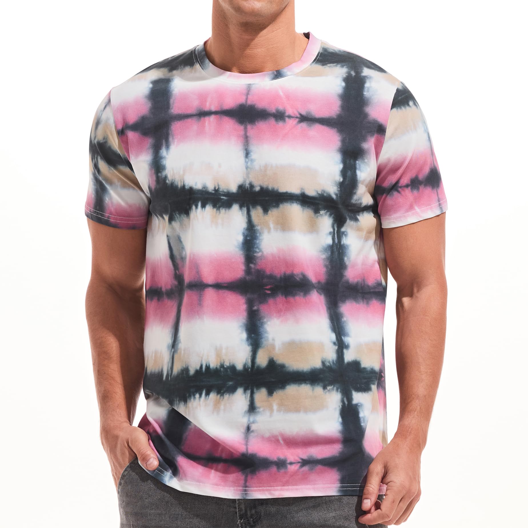 YININF Mens Hipster Hip Hop Short Sleeve Print T-Shirt Shirts Men