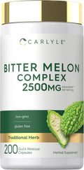 Carlyle Bitter Melon Complex | 200 Capsules | Traditional Herbal Extract Supplement | Non-GMO & Gluten Free