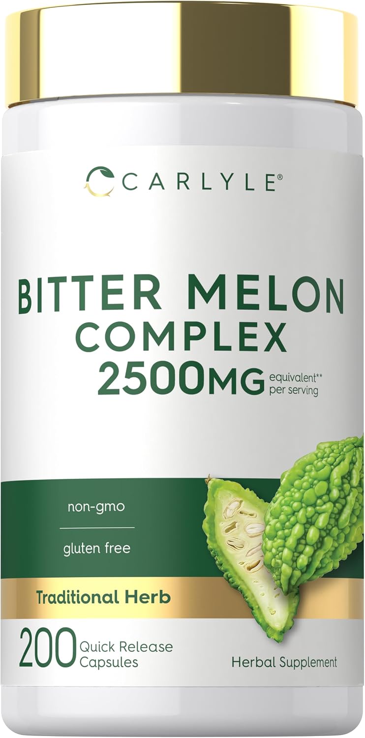 Carlyle Bitter Melon Complex | 200 Capsules | Traditional Herbal Extract Supplement | Non-GMO & Gluten Free