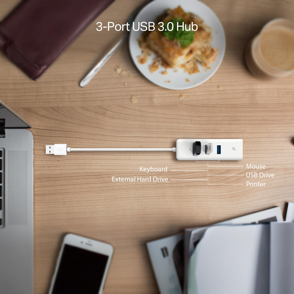 TP-Link Ethernet Splitter 1 to 2, 1000 Mbps High Speed Dual-Port Internet Splitter, Compatible w/ Cat8/7/6/5e/5, USB-C & Ethernet Cables Included, Aluminum Case, Plug and Play for Routers & More EH210