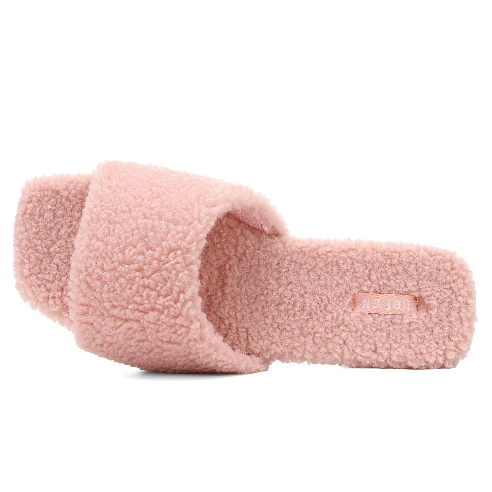 UBFEN Womens Mens Slippers Memory Foam Comfort Fuzzy Plush Lining Slip On House Shoes