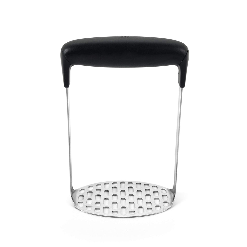 OXO Good Grips Stainless Steel Smooth Potato Masher + OXO Good Grips Pro Swivel Peeler Bundle
