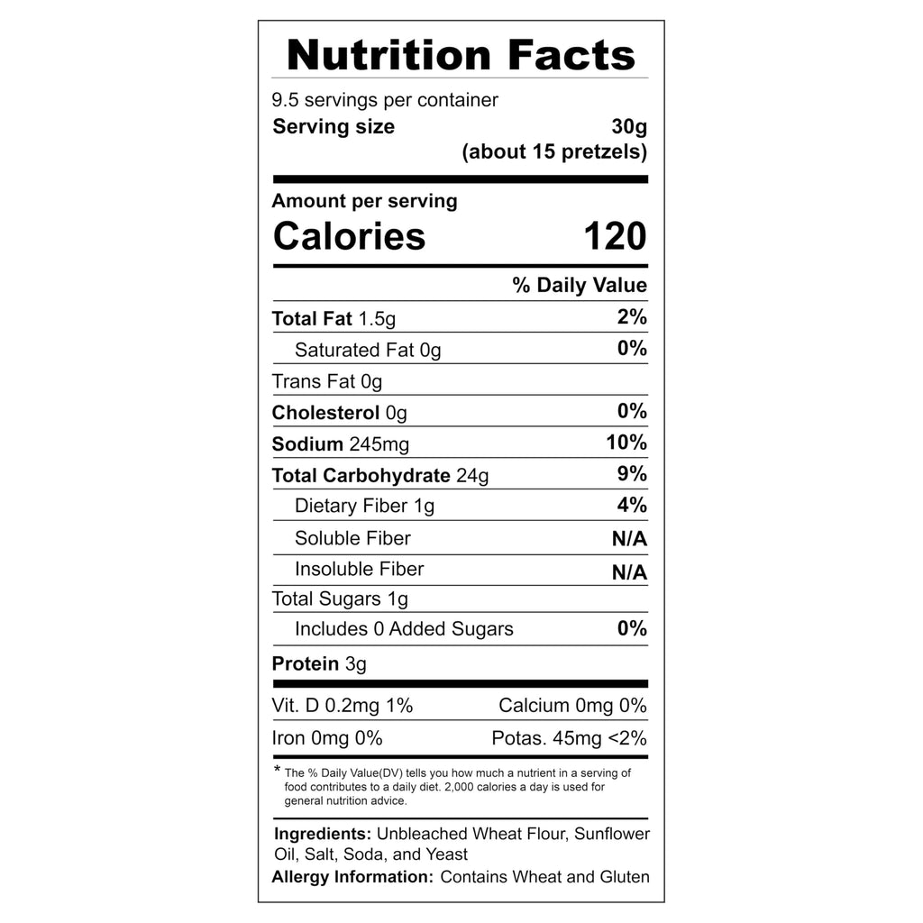 Unique Snacks Extra Dark Splits Pretzels, Original Split-Open Pretzels, Delicious Homestyle-Baked Snack Bag, Vegan, OU Kosher, and Non-GMO Food, No Artificial Flavor, 2 Oz. Bag, Pack of 12