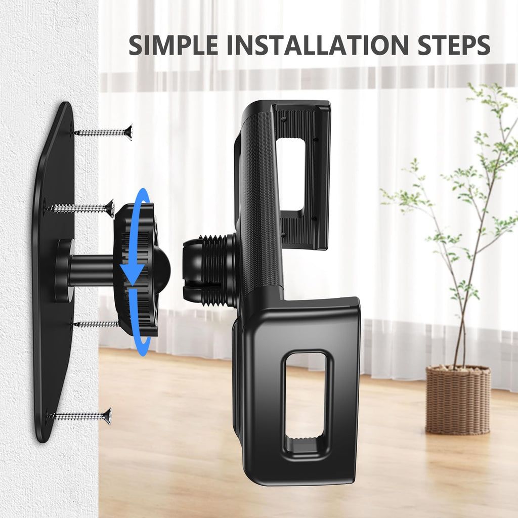 Tablet Wall Mount, Aluminum iPad Wall Mount Holder, 360° Rotation Adjustable Wall Holder Compatible with iPad Pro, Mini, Galaxy Tab, Surface Pro, Kindle, All 4.7-13" Tablets and Phones