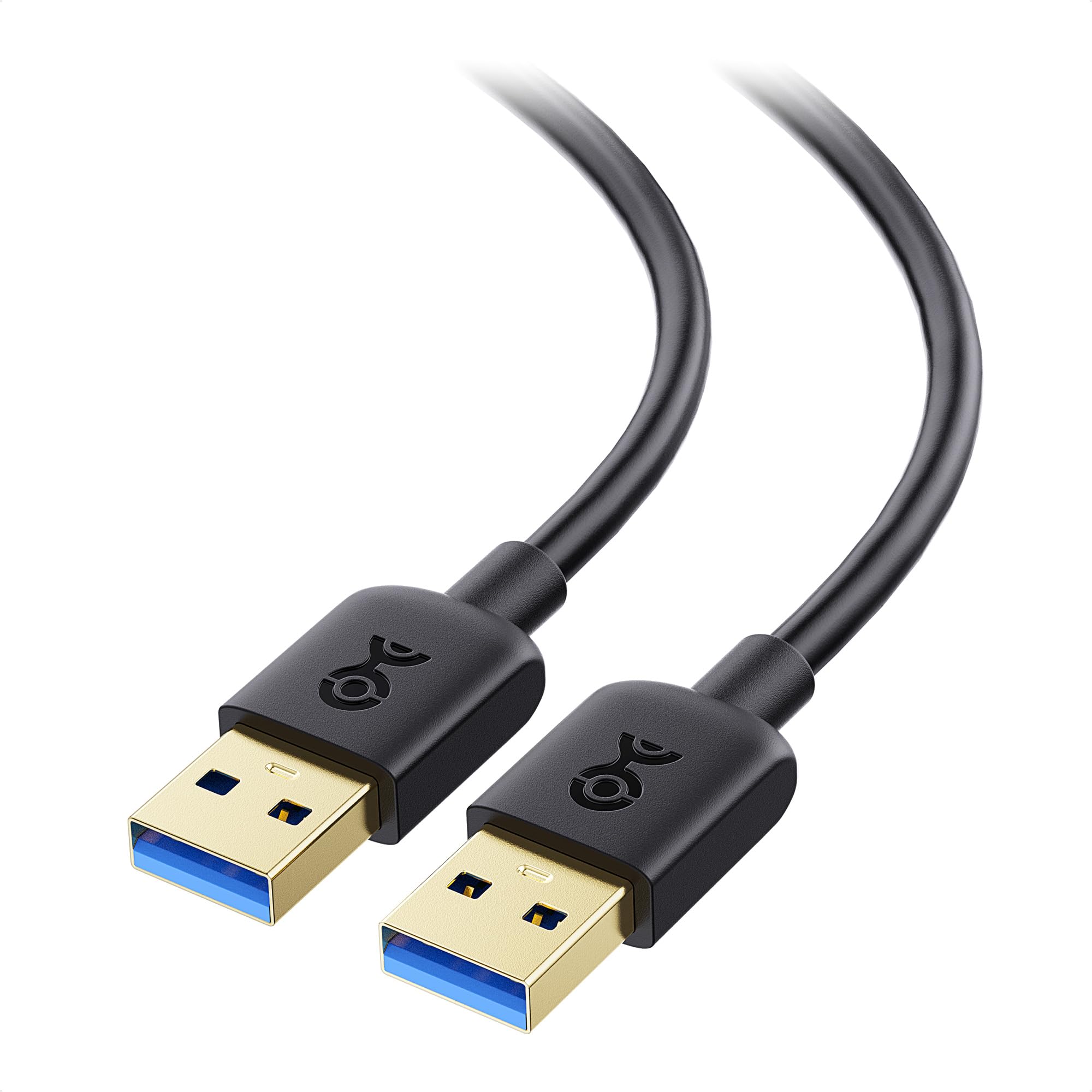 Cable Matters 5Gbps Short USB 3.0 Cable - 3ft, Male to Male USBA to USBA Cable, USB Cord, Black