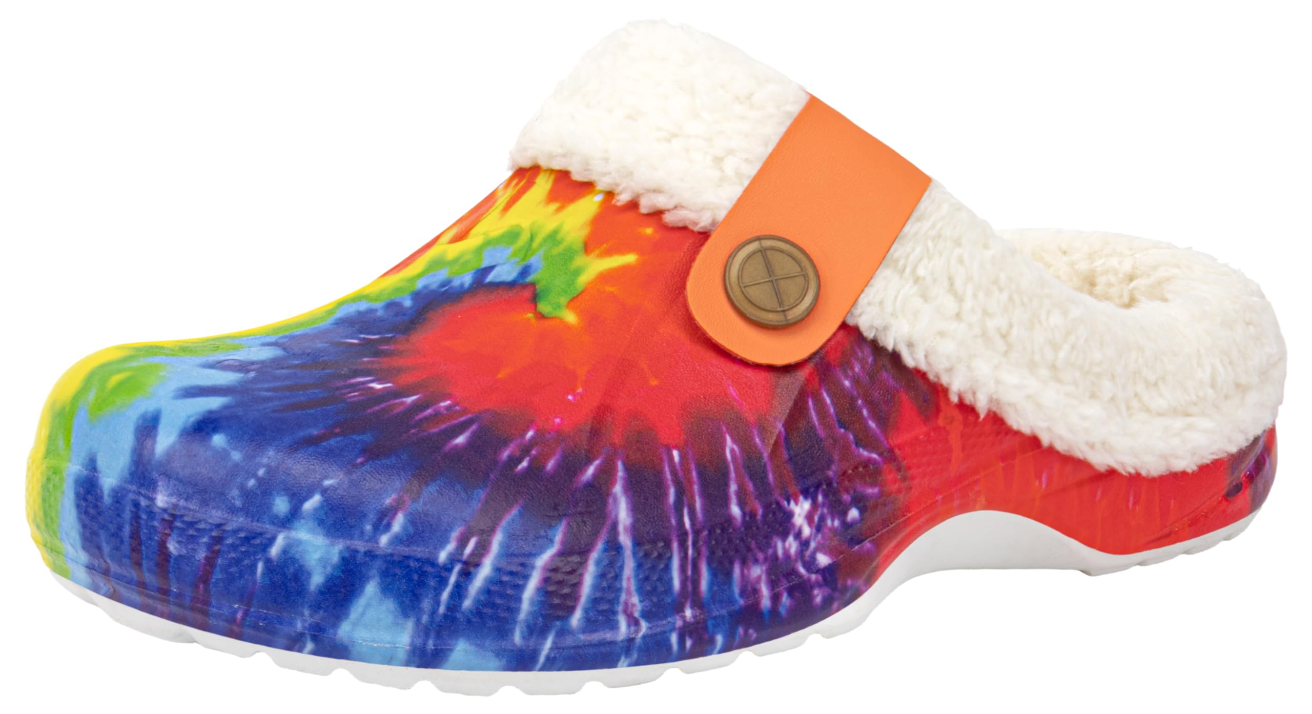 ChayChax Women and Men Fur Lined Clogs Memory Foam Warm Fuzzy Slippers Winter Waterproof Indoor Outdoor Slipper