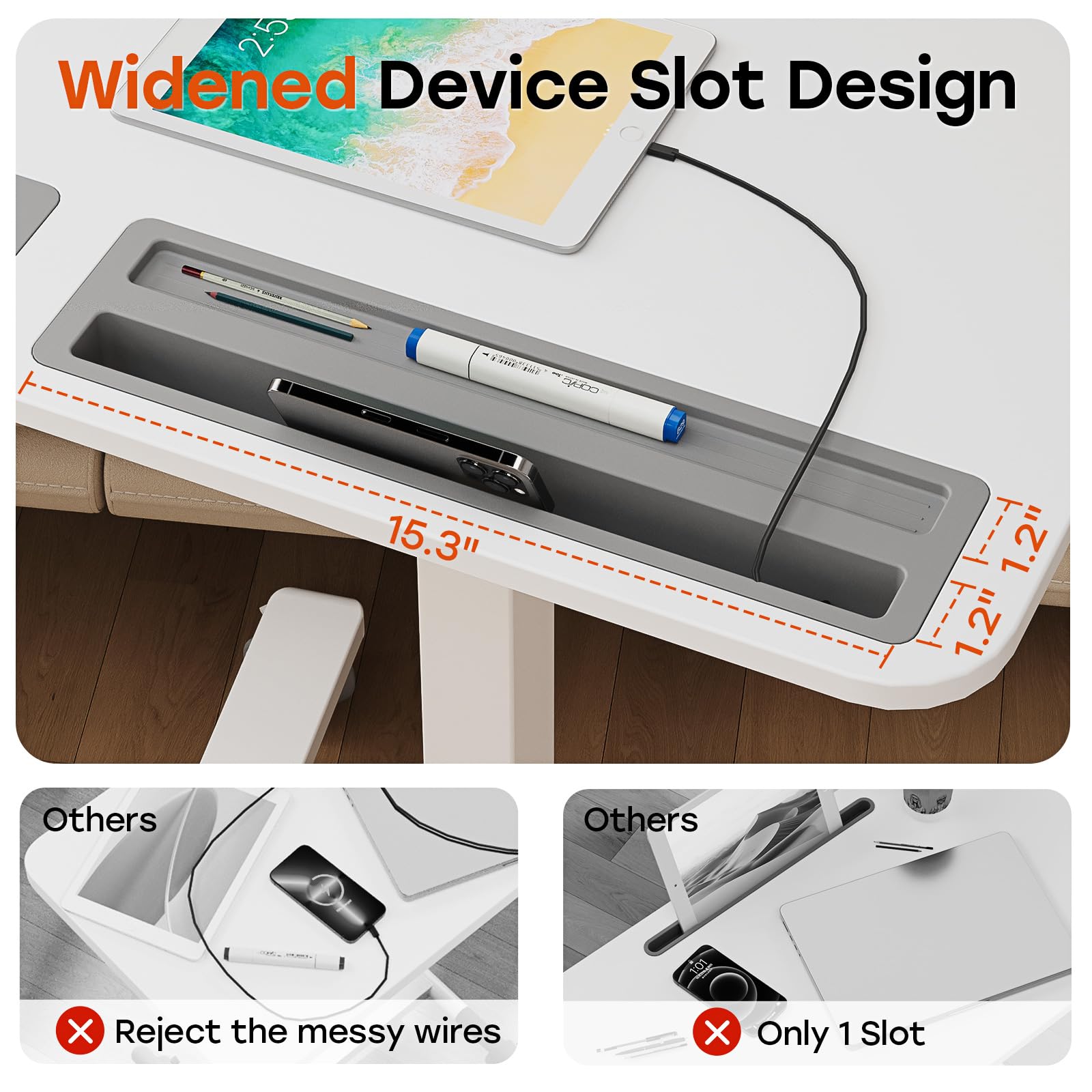 Small Mobile Standing Desk with Drawer, 23.6"x19.7" Rolling Laptop Cart on Wheels, Height Adjustable Sit Stand Computer Workstation with Storage for Compact Space, Black