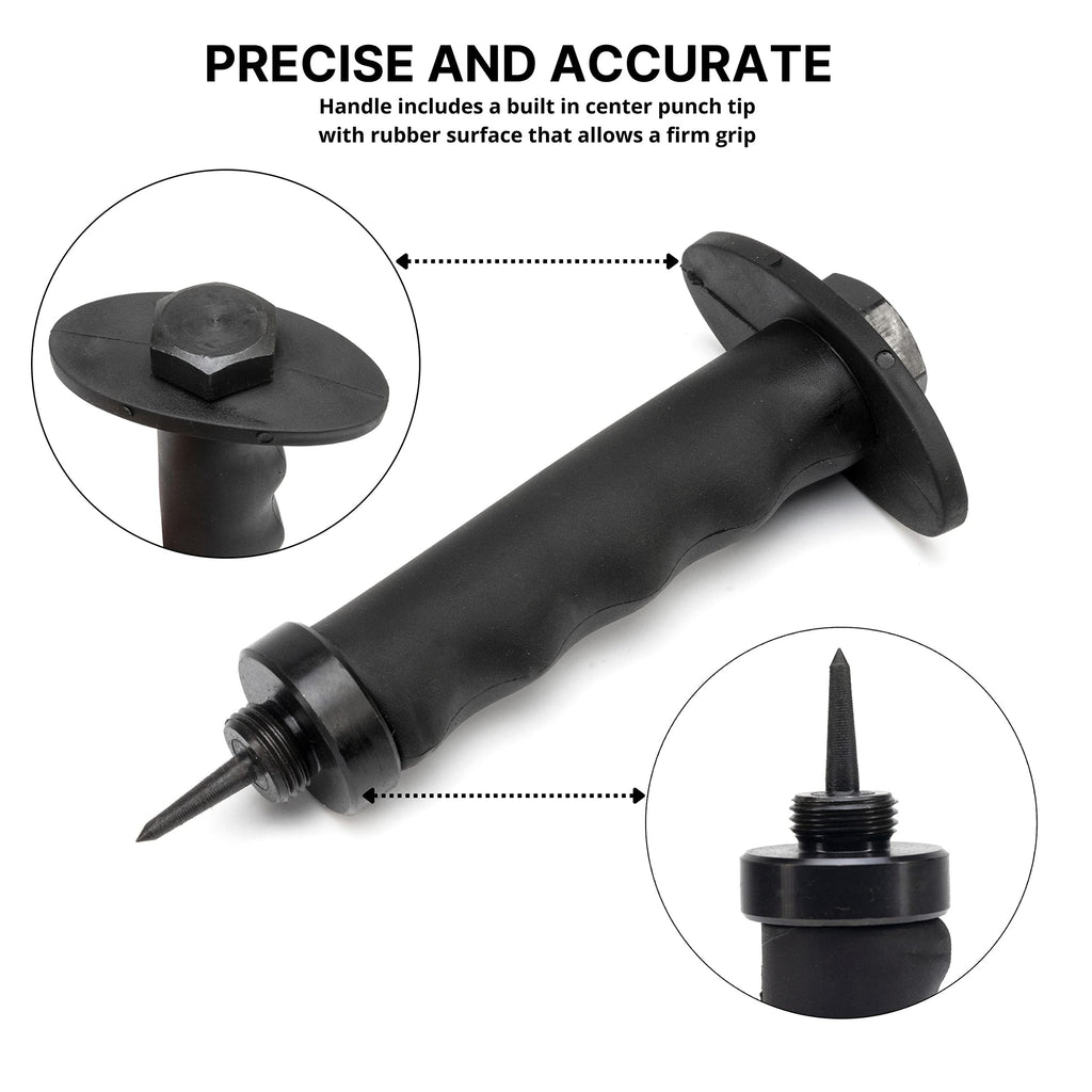 NEIKO 02638A 5-Inch Automatic Center Punch for Metal, Adjustable Impact Spring Loaded Center Punch Tool, Spring Punch, Center Punch Spring Loaded, Auto Center Punch