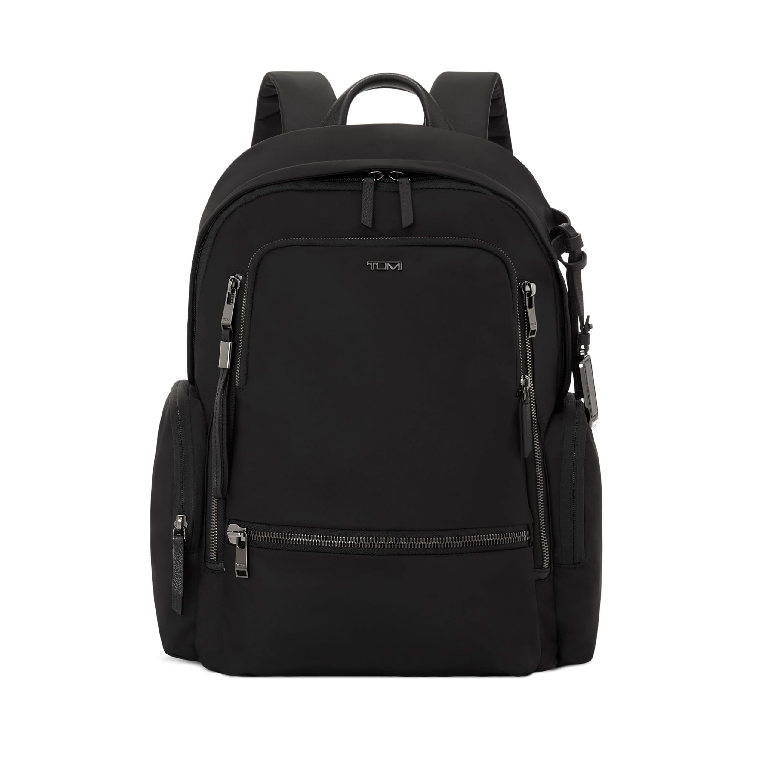 TUMI - Voyageur Celina Backpack - Women's Work and Travel Bag - 16.0" X 10.6" X 6.5" - Holds Up to 16" Laptop - Black & Gold Hardware