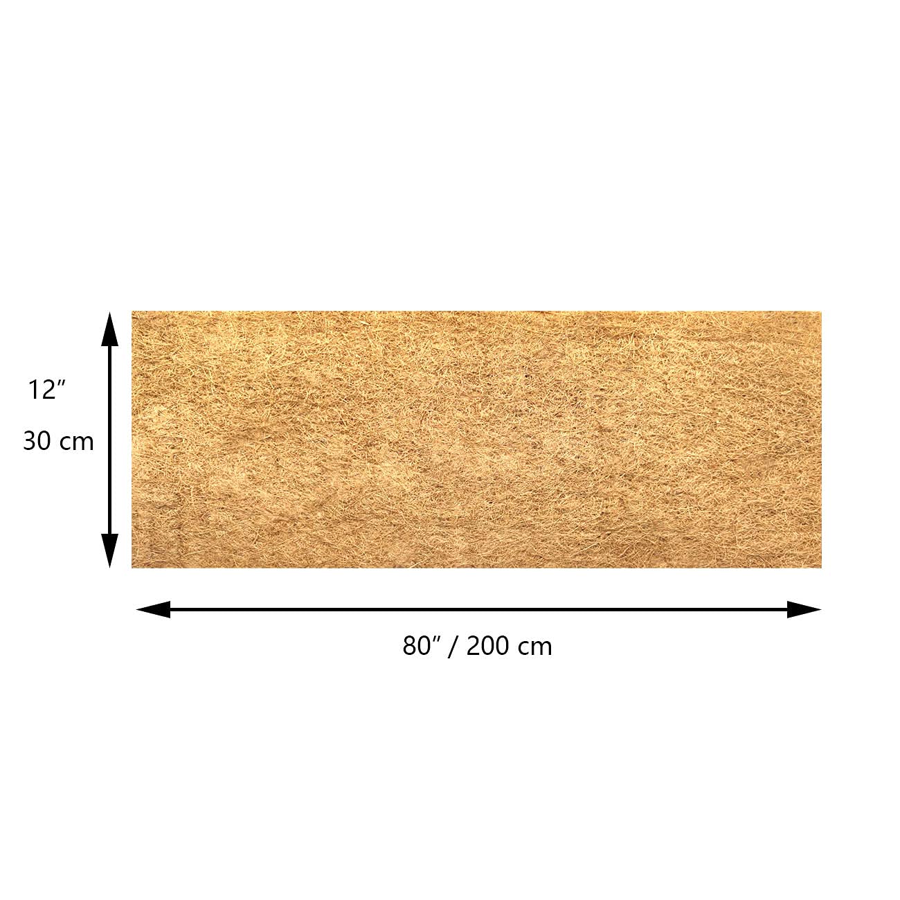 SUNYAY 12x40 inch Natural Coco Liner Roll Coconut Coir Liner Sheets Coco Mat for Planter Window Box Flower Basket Garden Decoration Animal Pet Pad