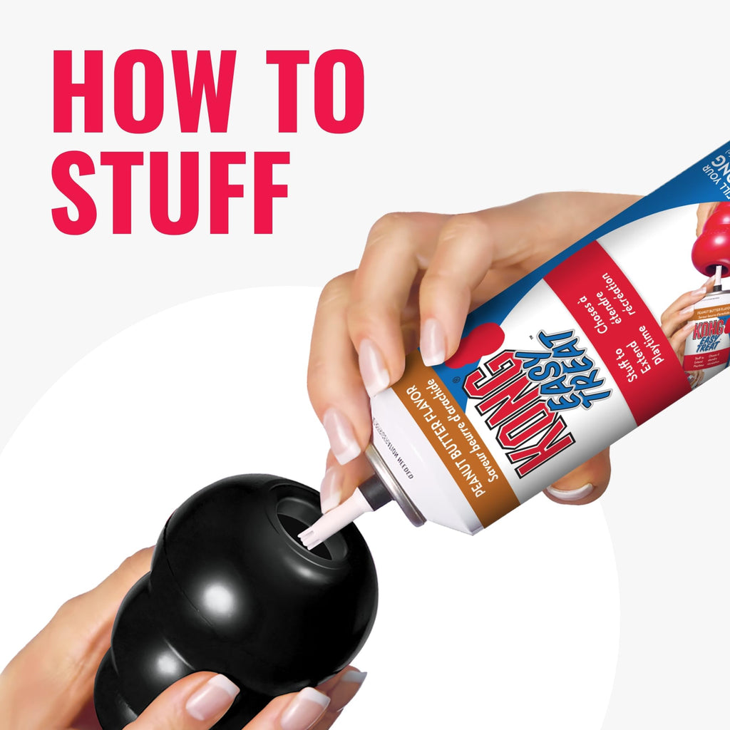 KONG Extreme Dog Toy - Fetch & Chew Toy - Treat-Filling Capabilities & Erratic Bounce for Extended Play Time Most Durable Natural Rubber Material - for Power Chewers - for Small Dogs