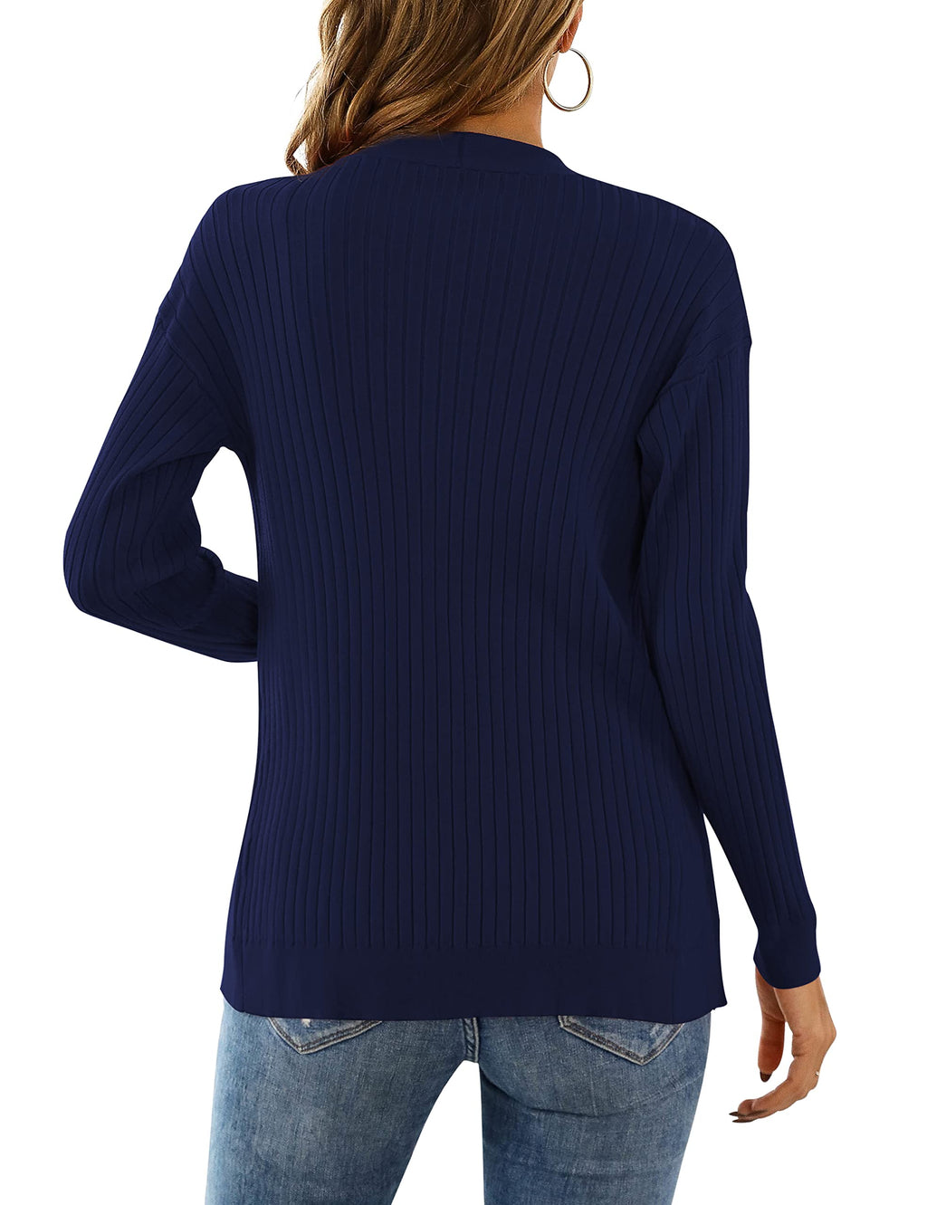 LIENRIDY Women's Knit Cardigan Long Sleeve Button Down Sweater Lightweight Cardigans, S-XL