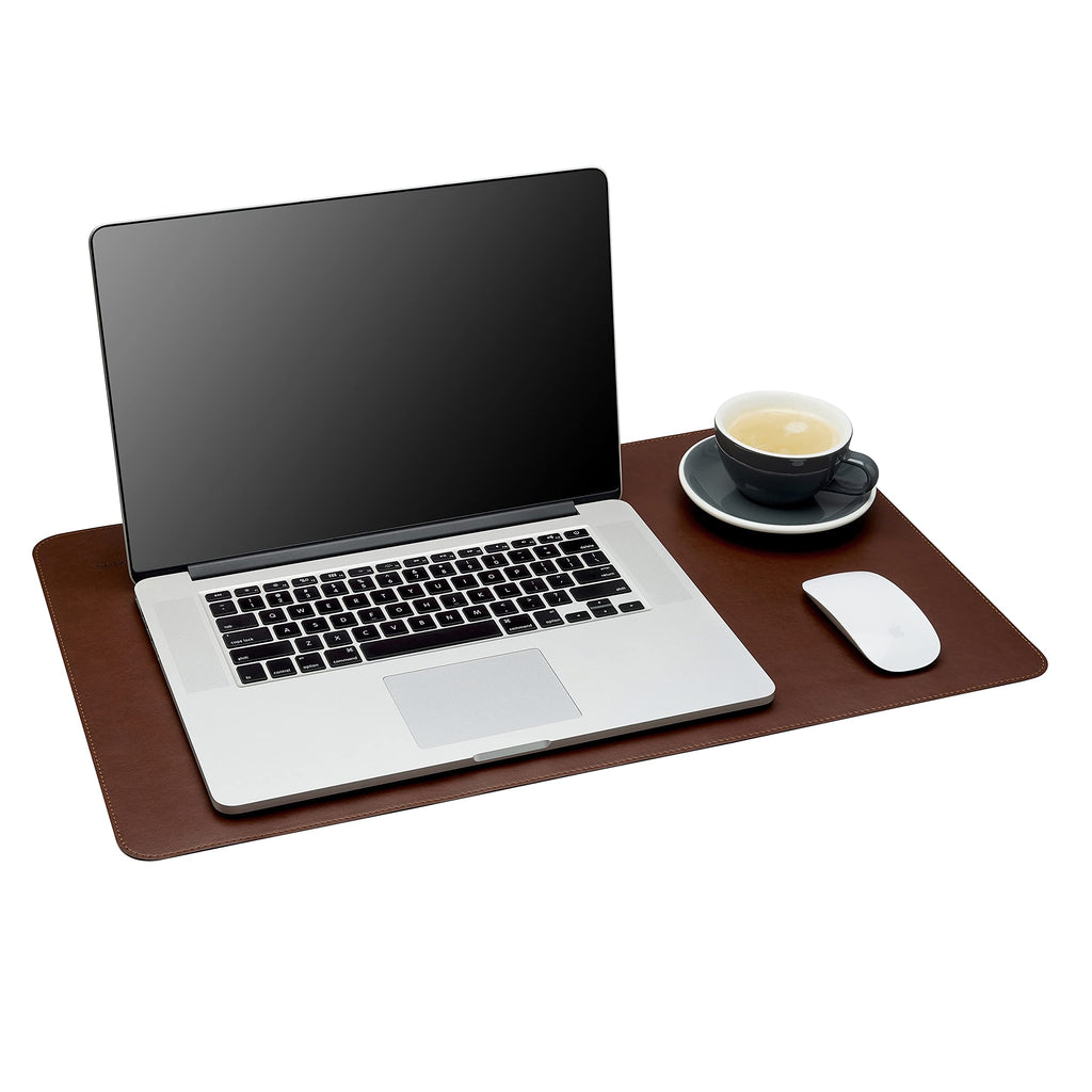 Gallaway Leather Desk Mat,Desk Writing Pad - Office Desk Pad, Medium 24" x 14" Black, Desk Mats on Top of Desks, Gift Ready Elegant Computer Desk Mat Desk Cover Desk Pad Protector PU Leather