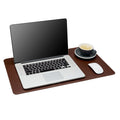 Gallaway Leather Desk Mat,Desk Writing Pad - Office Desk Pad, Medium 24" x 14" Black, Desk Mats on Top of Desks, Gift Ready Elegant Computer Desk Mat Desk Cover Desk Pad Protector PU Leather