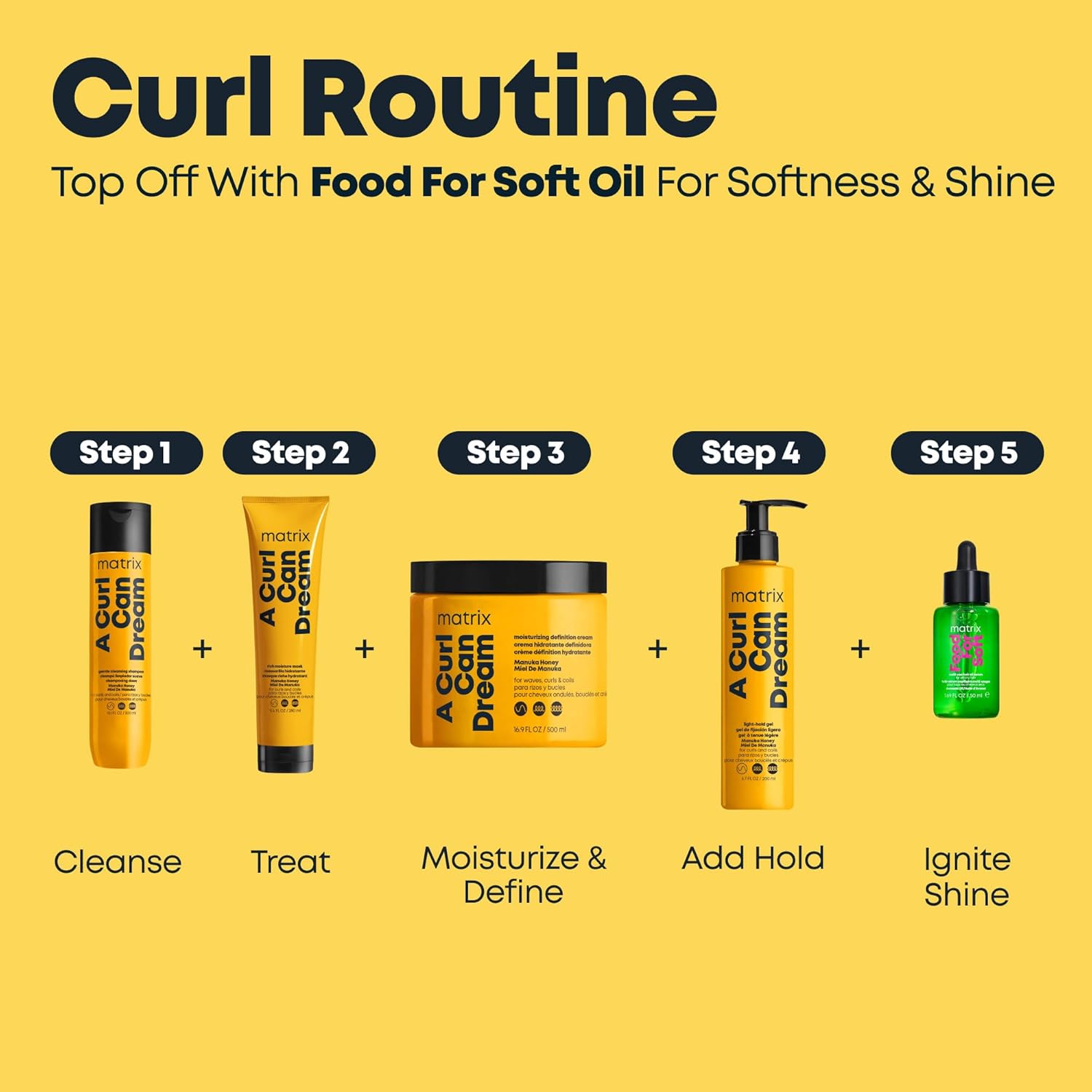 Matrix A Curl Can Dream Light Hold Gel For Curly, Coily, & Wavy Hair - Controls Frizz and Defines Curls Without Flaking or Crunch, Silicone, Sulfate & Paraben-Free, Salon Styling Gel