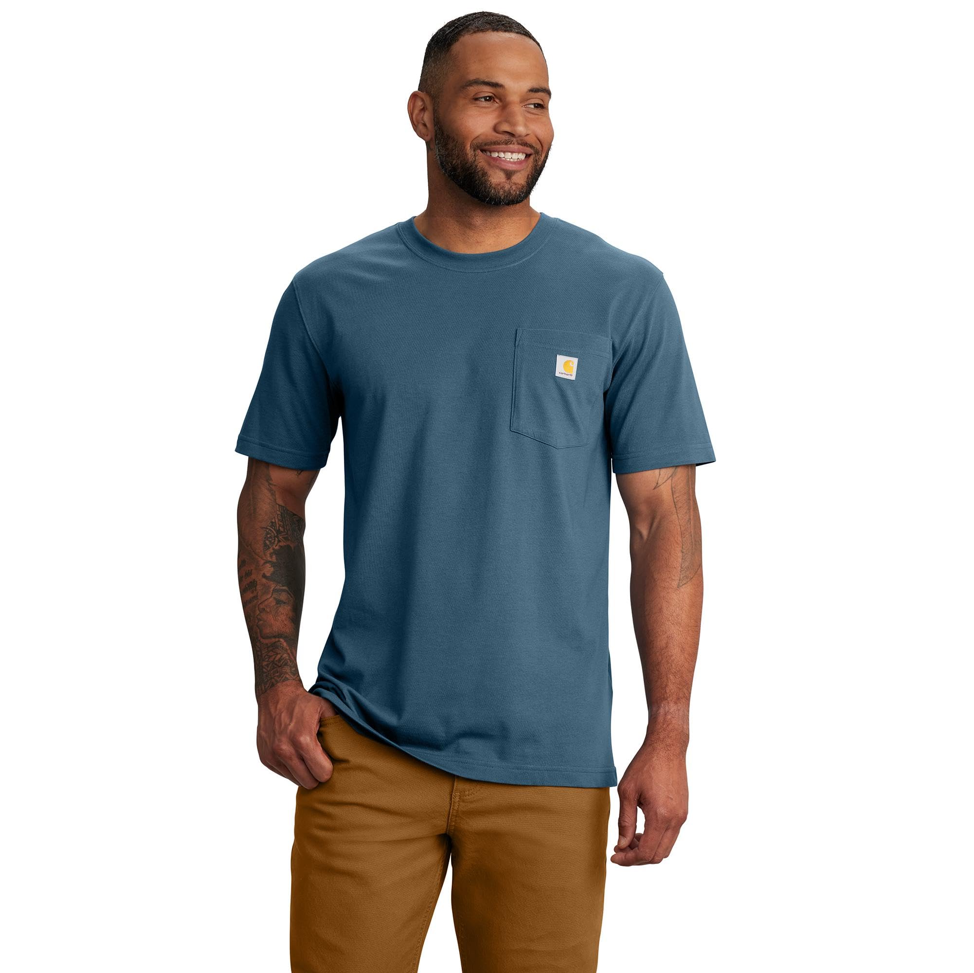 Carhartt Men's 106760 Relaxed Fit Lightweight Short-Sleeve Pocket C Graphic T-S