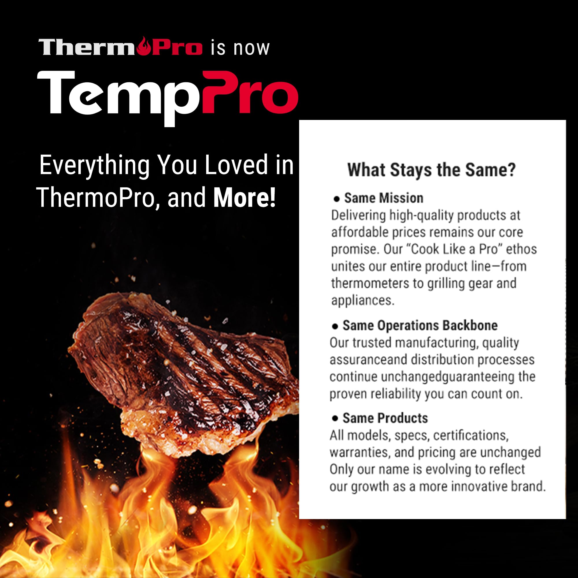 TempPro TP829 1000ft Wireless Meat Thermometer Digital for Grilling and Smoking, 4 Meat Probes Grill Thermometer for Outside Grill, Thermometer Cooking Gift for Dad Him Husband (Previously ThermoPro)
