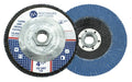 Benchmark Abrasives 4.5" x 5/8"-11 Premium High Density Jumbo Zirconia Type 29 Flap Discs 4 1/2 for Angle Grinder, Sanding Discs, Finishing - Grinding Wheels 4 1/2 Inch (10 Pack) - 40 Grit