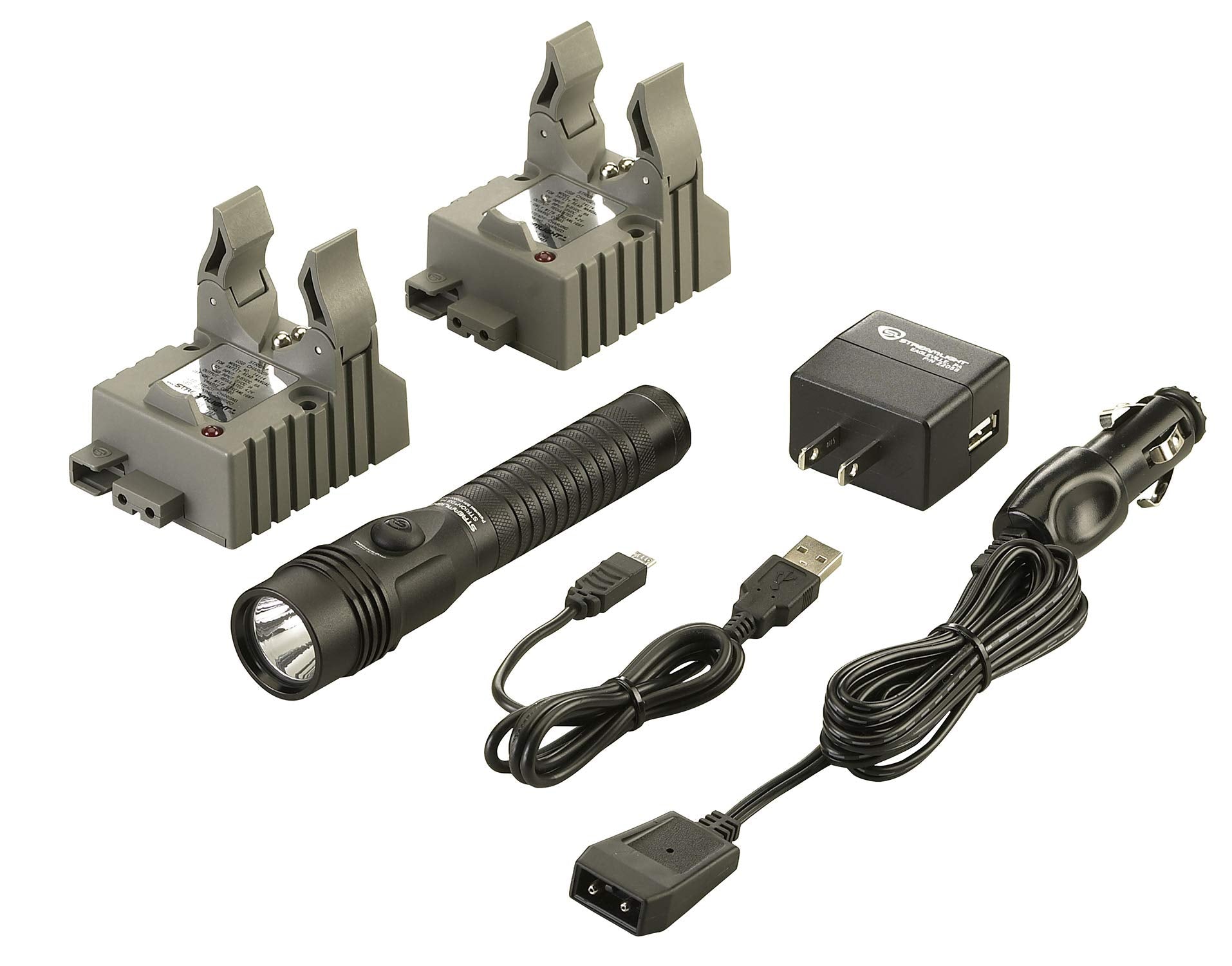 Streamlight 74613 Strion DS HL 700-Lumen Rechargeable Flashlight with 120-Volt/100-Volt AC Charger, Black