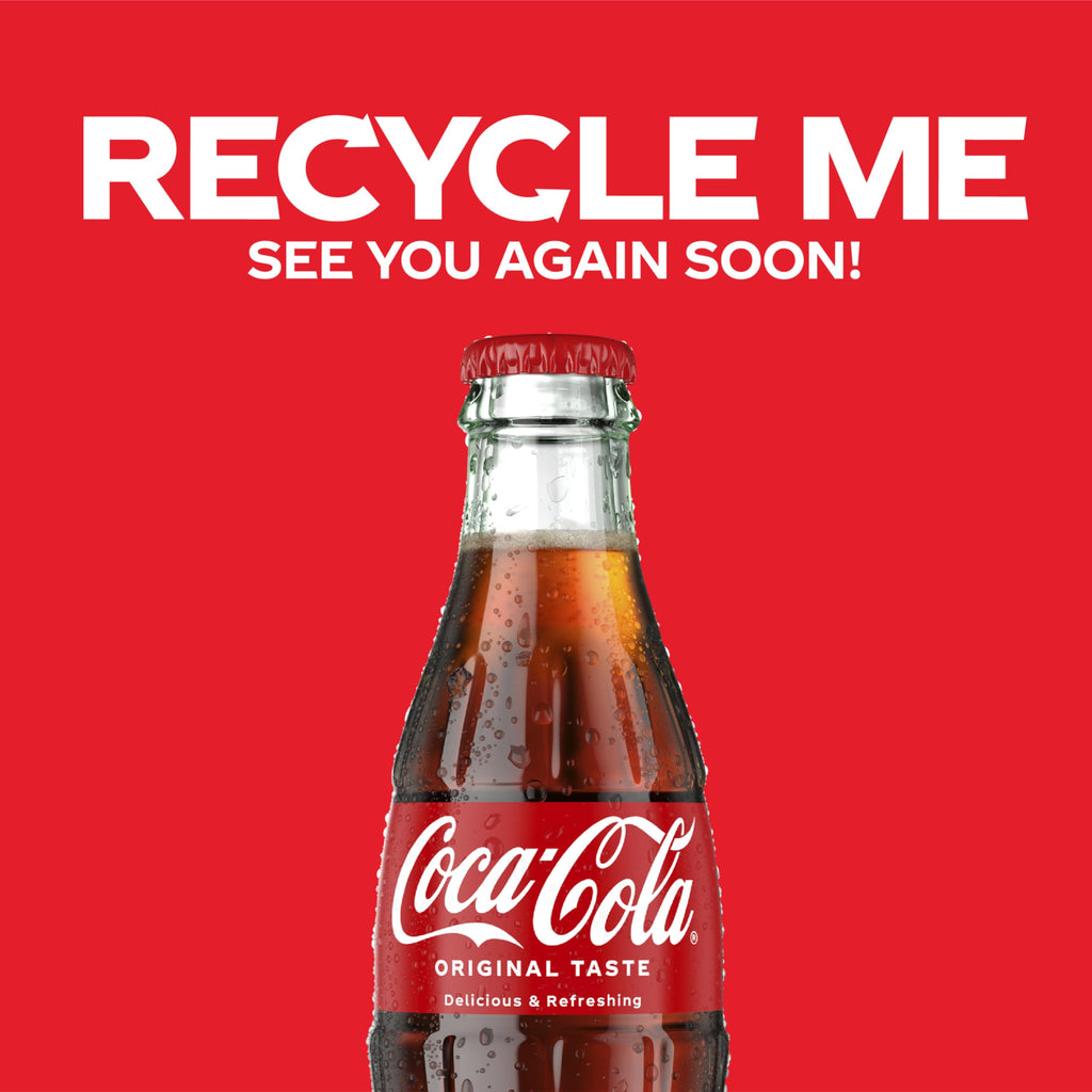 Coca-Cola Classic 8Oz Glass Bottles 2- (12 Bottles) Coke