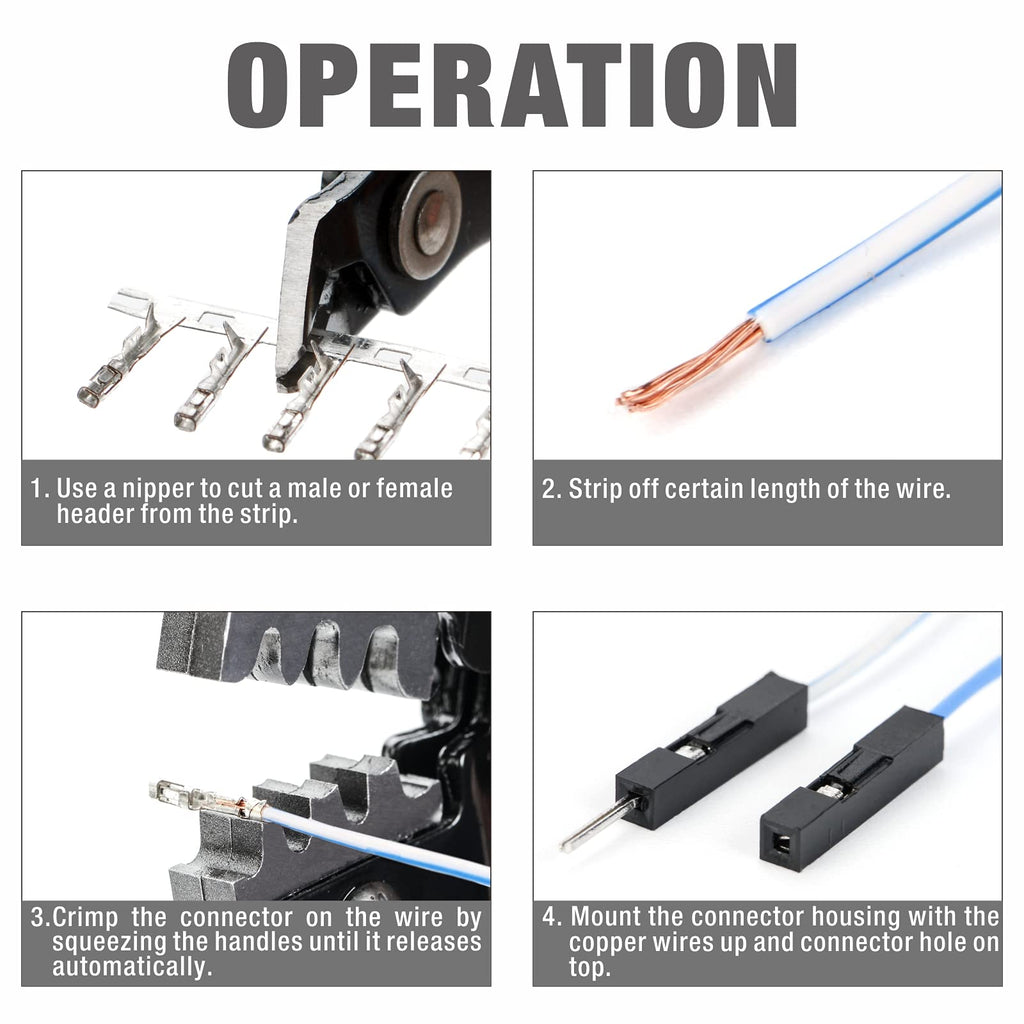 iCrimp IWS4 Solar PV Connector Crimping Tools for AWG14-10 (2.5/4/6mm²) Solar Panel PV Cable with Wire EDM Die