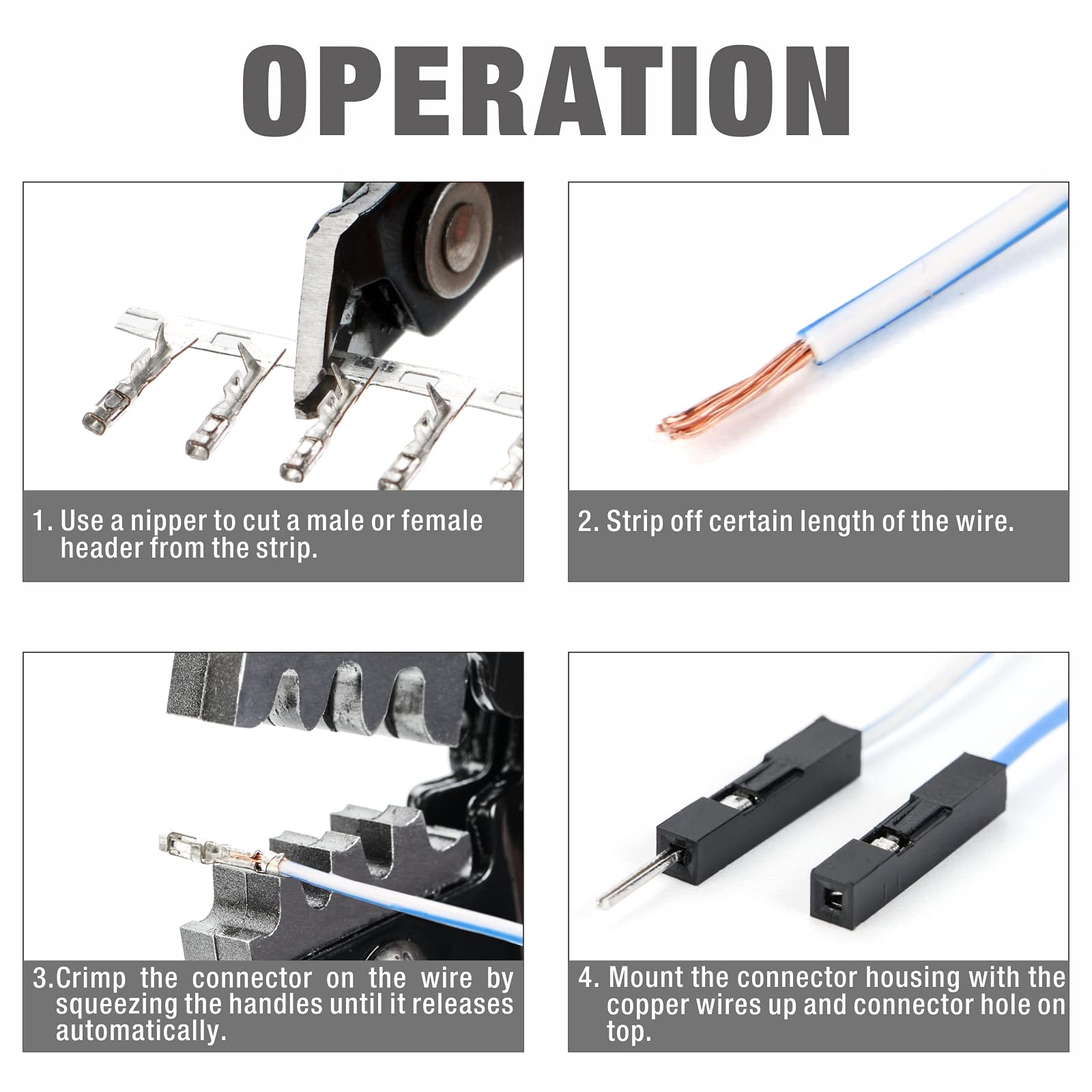 iCrimp IWS4 Solar PV Connector Crimping Tools for AWG14-10 (2.5/4/6mm²) Solar Panel PV Cable with Wire EDM Die