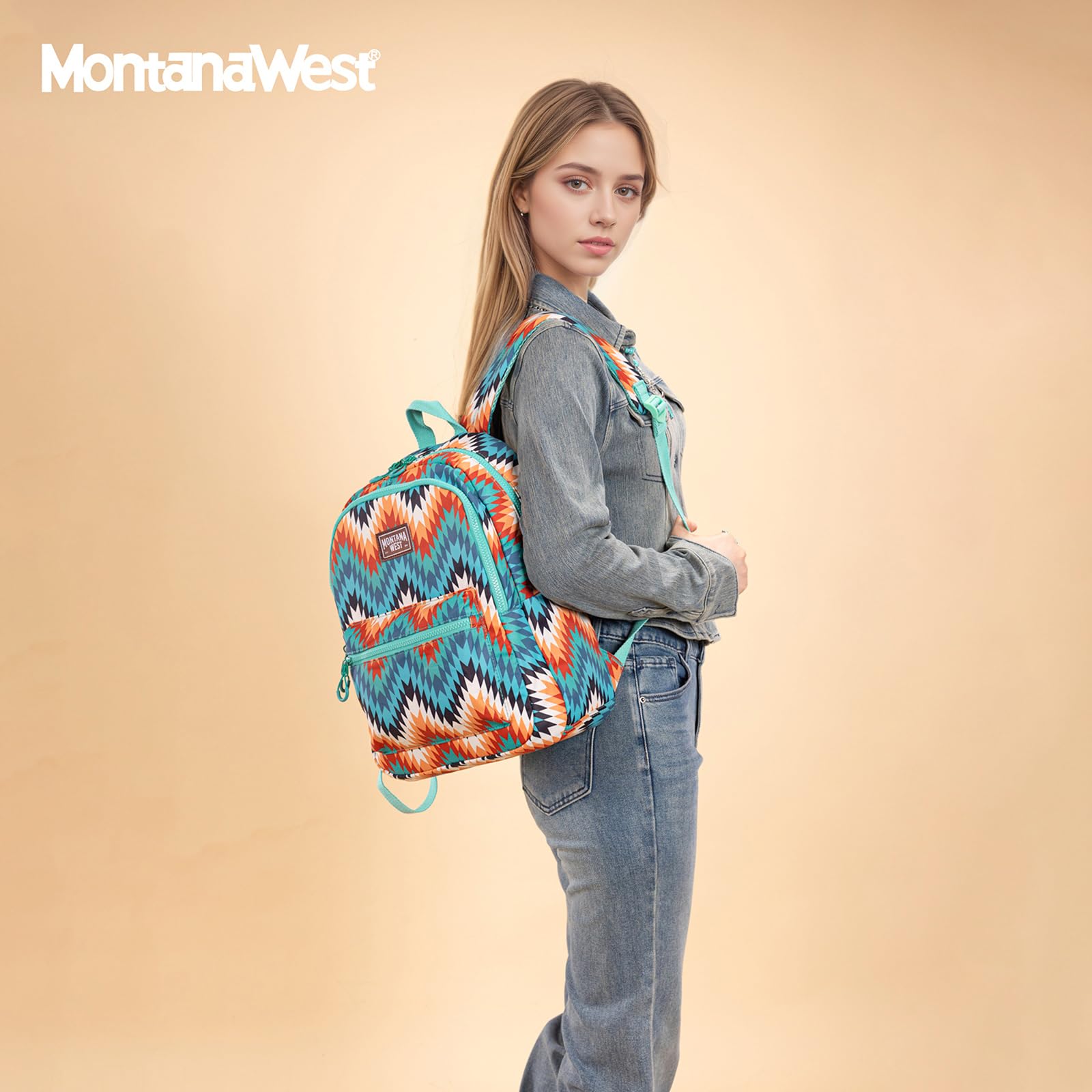 Montana West Backpack Purse for Women Western Aztec Backpack Purse Lightweight Casual Daypack for Travel