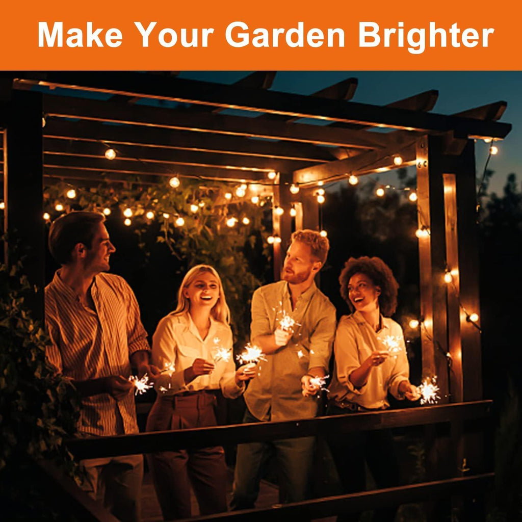 48 Pack S14 LED Bulbs for Outdoor String Lights, Replacement Waterproof Edison Bulb, 1W String Light Bulbs for Patio Backyard, Soft Warm White 2200K, Equivalent 11w Incandescent String Bulb, E26 Base