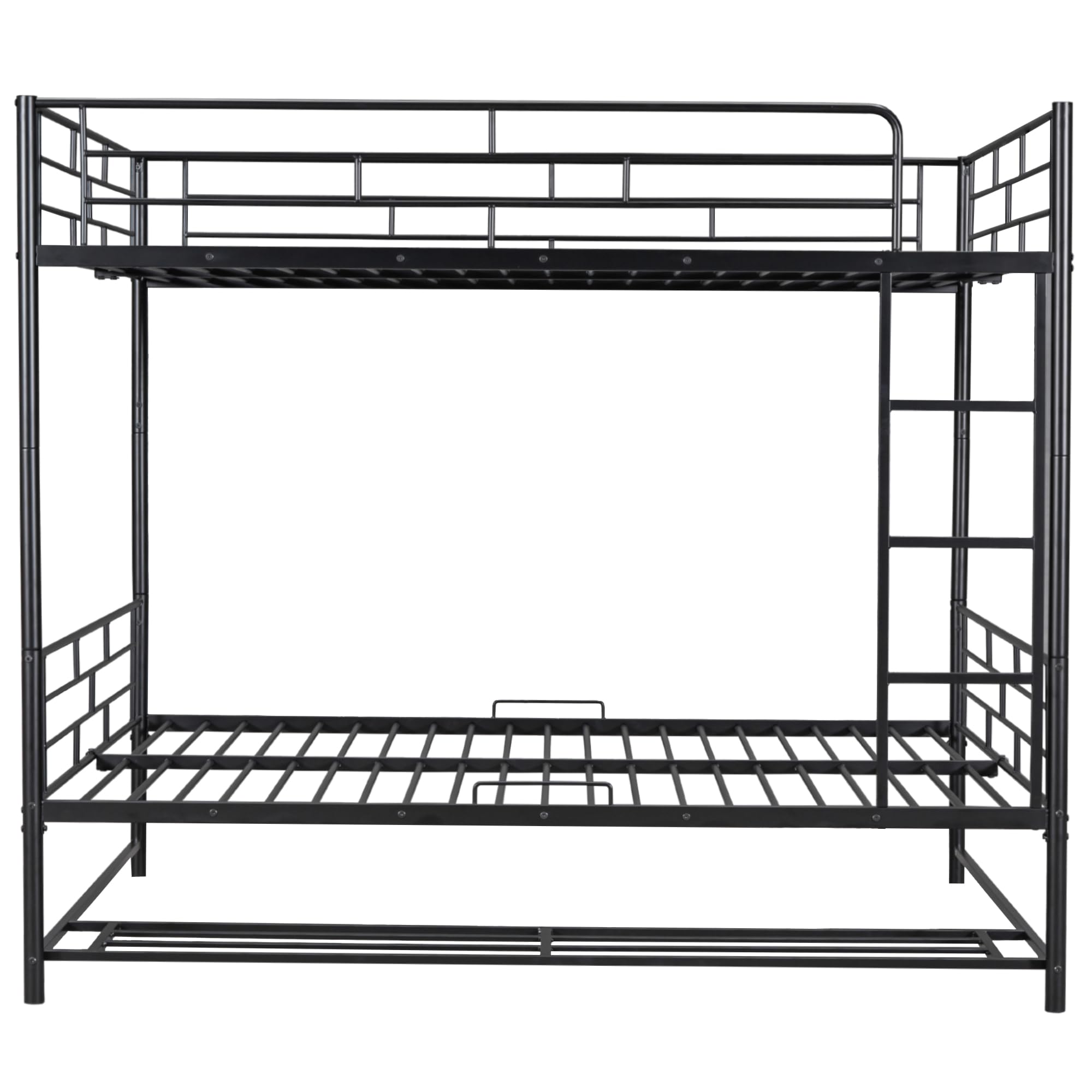 DNYN Twin Size Loft Bed with Desk & Storage Drawers& Table Set for Kids Bedroom,Covertible Twin-Over-Twin Bunkbeds Design,Easy Assemble & Space Saving & No Box Spring Needed,for Small Space, Black