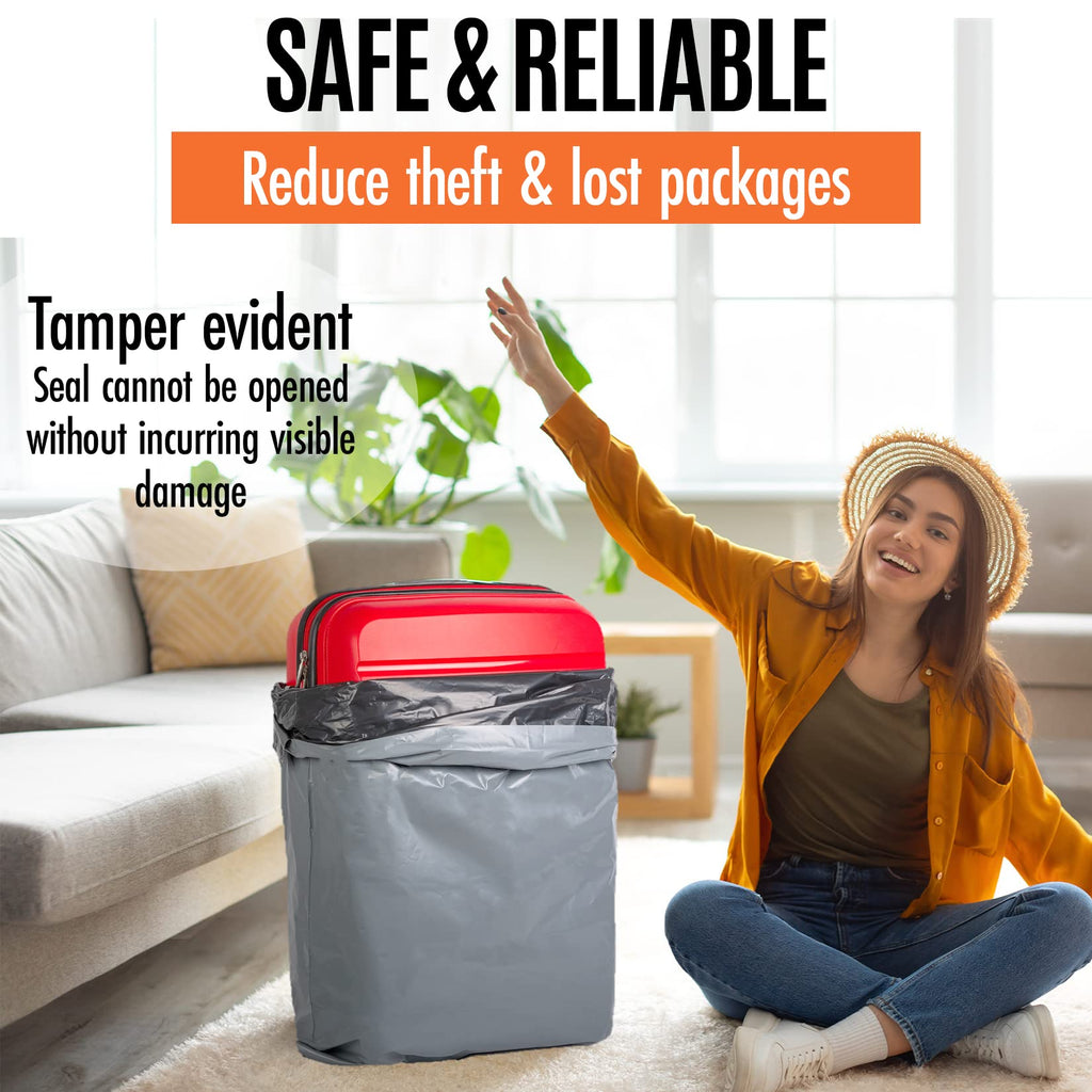 5 Large Shipping Bags 17x24 | Jumbo Poly Mailers for clothes | Strong Thick Mailing Bags with Self Adhesive | Self Sealing Shipping Envelopes