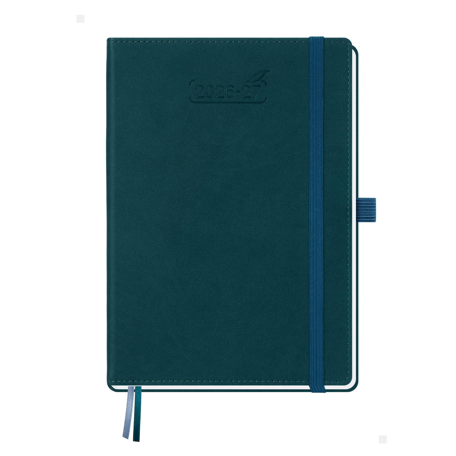 BEZEND Pocket Planner 2026-2027 Weekly and Monthly (3.5" x 6") 18 Months Small Academic Calendar (Jul 26-Dec 27) Ideal for Students, Work & Home, Storage Pocket, PU Leather Hardcover -Black