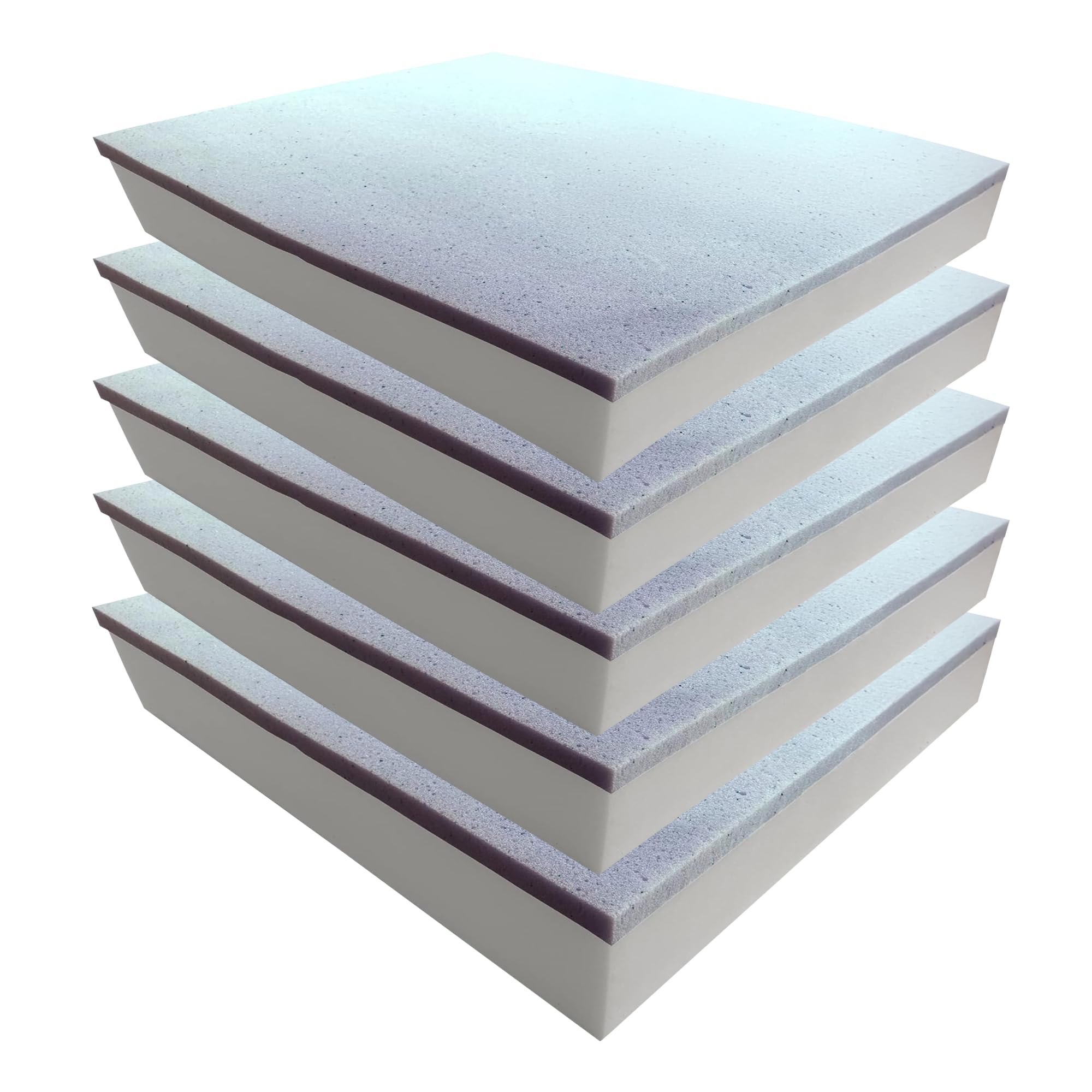 Foamma 1" x 20" x 20" High-Density Upholstery Foam Padding, Thick Custom Pillow, Chair and Couch Cushion Replacement, Craft Supplies for Upholstery and Seat Repair