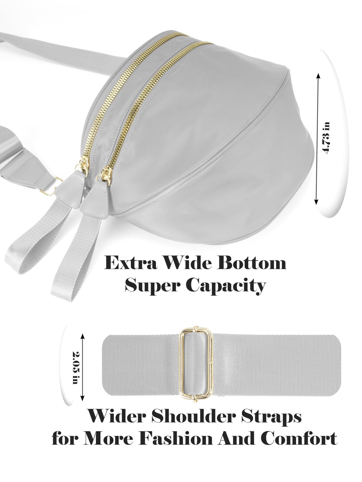 Pure Colour Crossbody Bag Bum Bag for Women,Spacious Purse Fanny Packs Belt Bag,Oversized Bum Bag (Bean Green Leopard Print Bum Bag)
