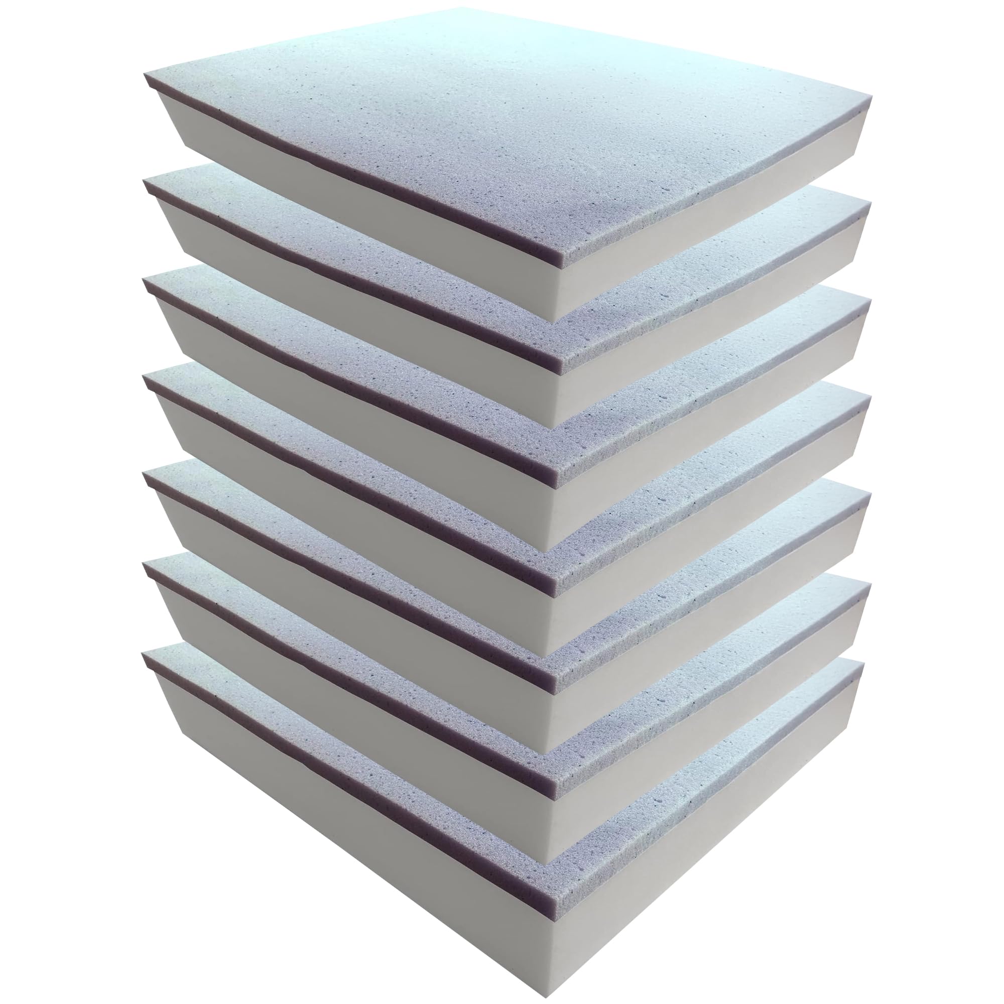 Foamma 1" x 20" x 20" High-Density Upholstery Foam Padding, Thick Custom Pillow, Chair and Couch Cushion Replacement, Craft Supplies for Upholstery and Seat Repair