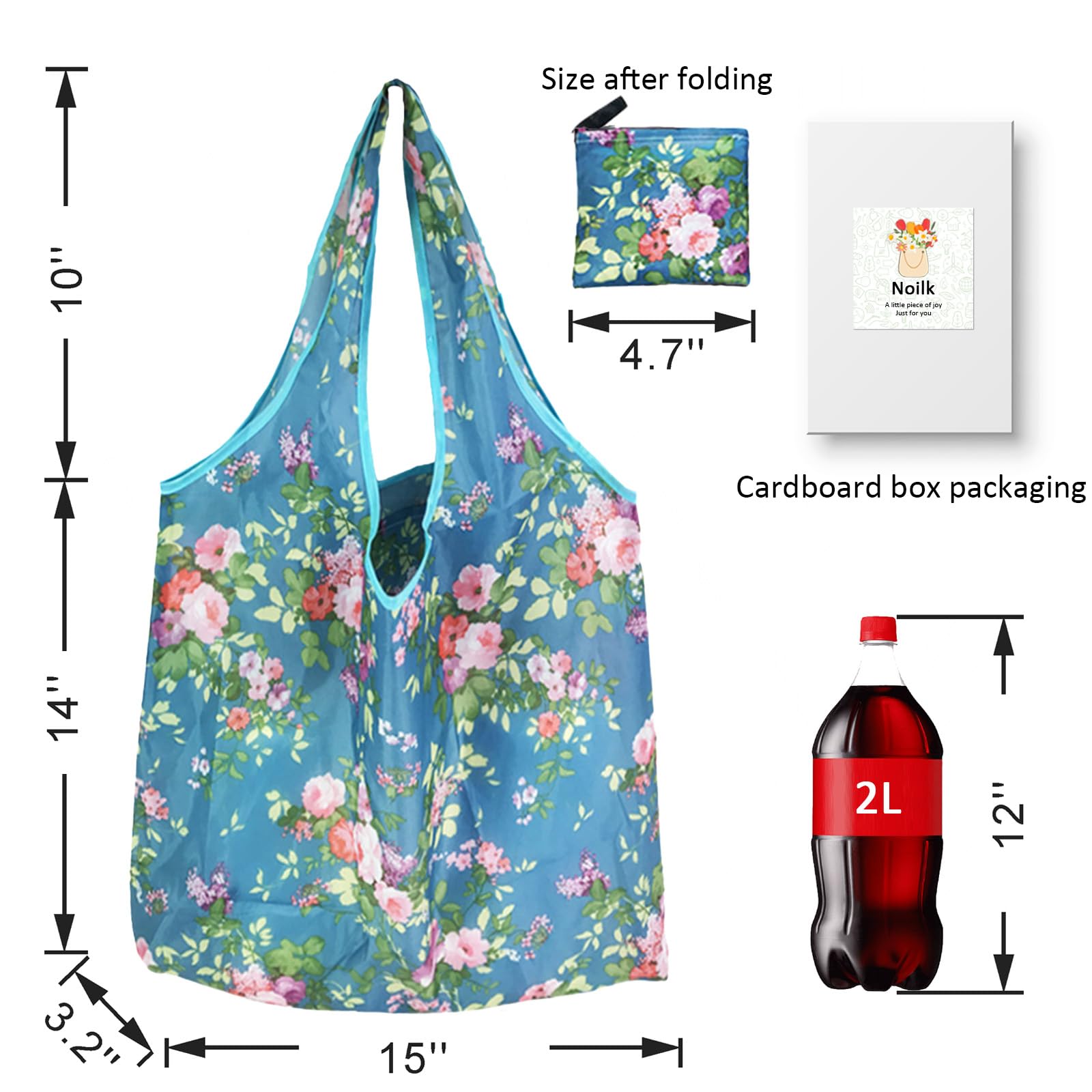 Bolsas de compras reutilizables para comestibles, paquete de 4 de 50 libras bolsas plegables grandes y lavables para mercado, compactas para un fácil almacenamiento, bolsas de tela ligeras y