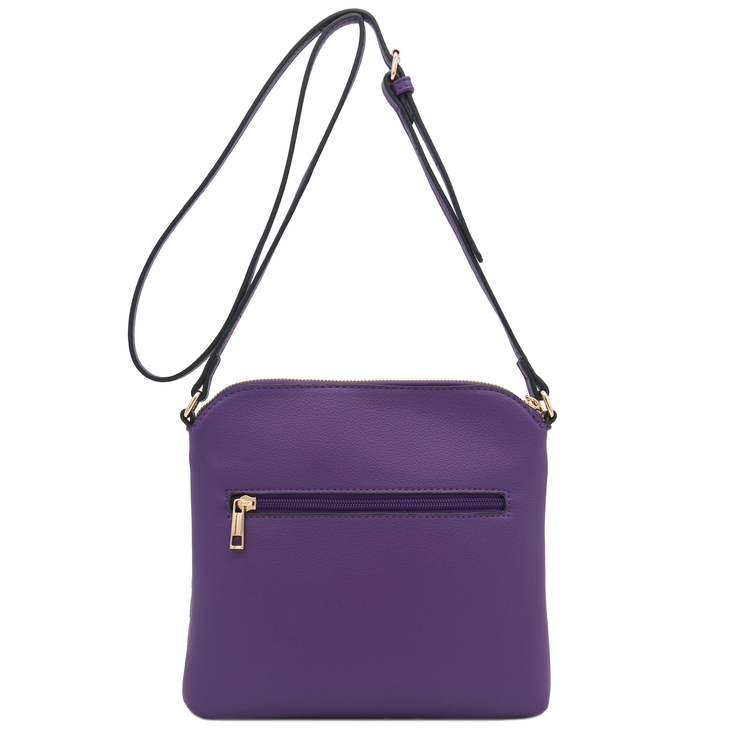 FashionPuzzle Chevron Quilted Medium Crossbody Bag with Tassel Accent