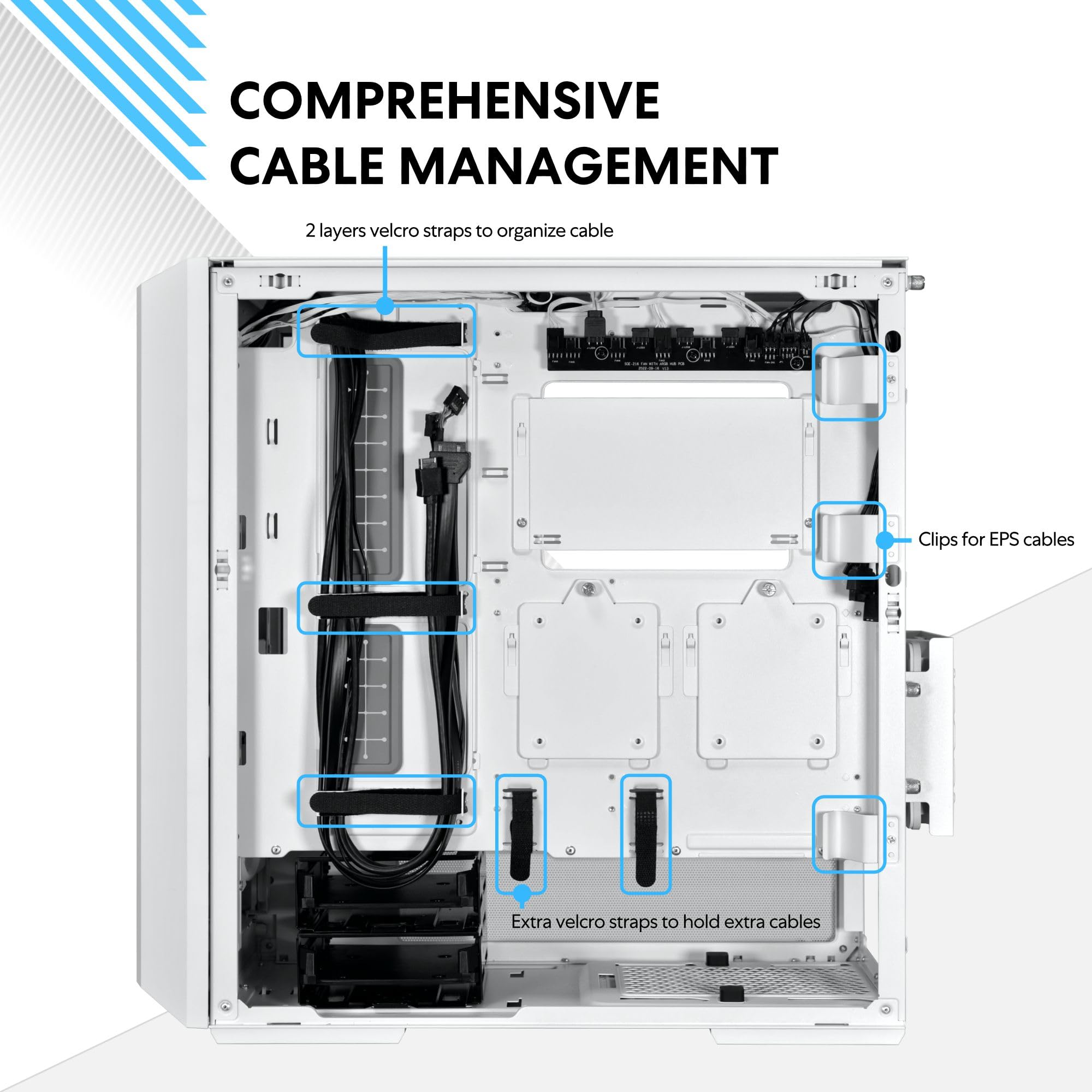 LIAN LI LANCOOL 207 Compact ATX RGB Gaming Computer Case, Airflow Optimized Mesh Panels Tower Chassis w/ 2x140mm ARGB,2x120mm PWM Fans Pre-Installed, USB Type-C Port, Tempered Glass Side Panel (Black)