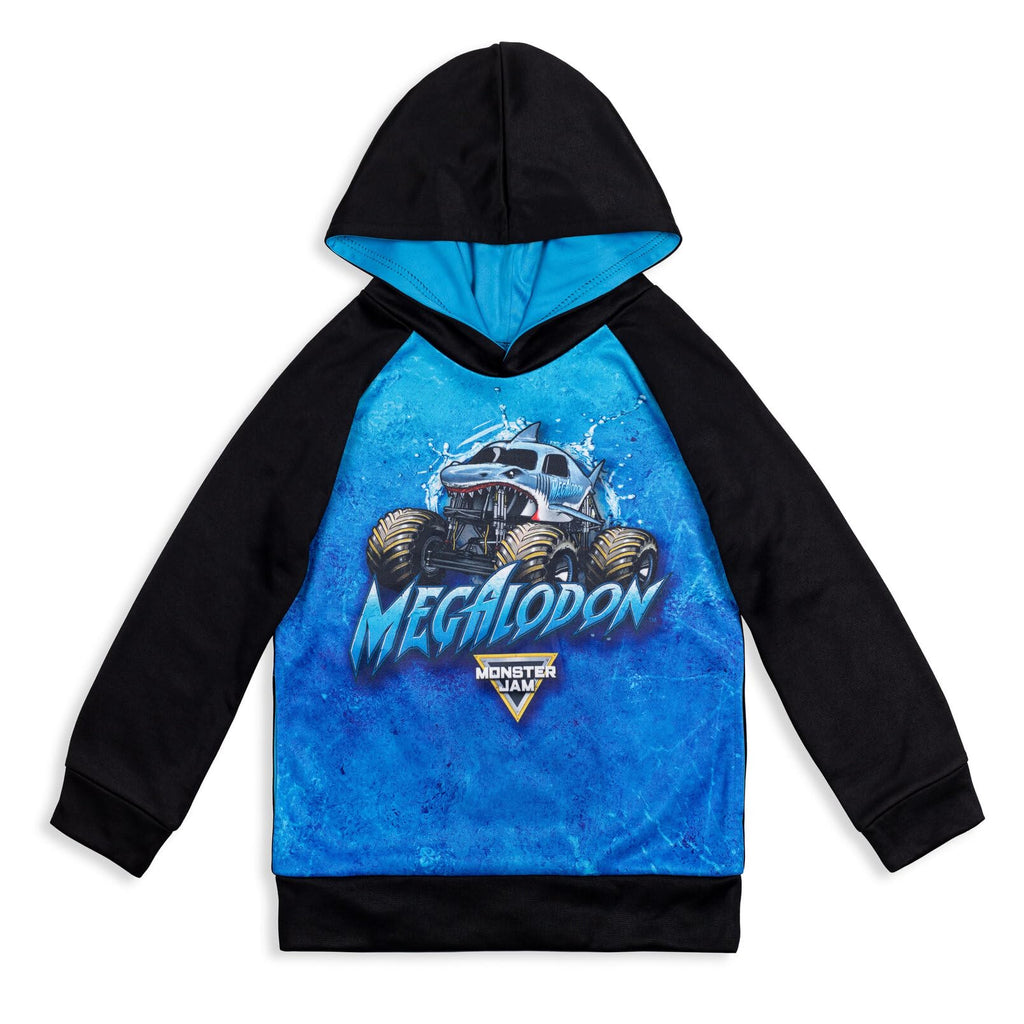 Monster Jam Boys' Fleece Pullover Hoodie Toddler to Big Kid