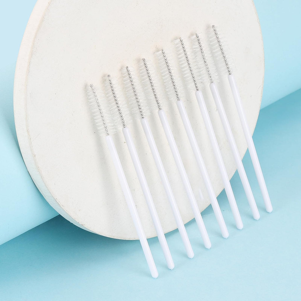 Tbestmax 500 Disposable Mascara Wands Eyelash Brush Spoolies for Eyebrow Eye Lash Extension, Makeup Brushes Applicators Kits - 5 Colors