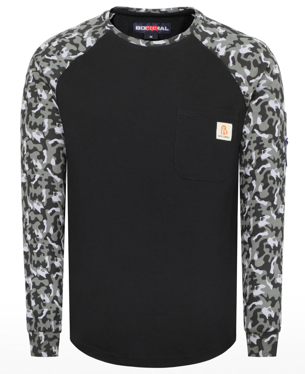 BOCOMAL FR Shirts for Men Lightweight Crew Long Sleeve Flame Resistant/Fire Retardant Shirt…