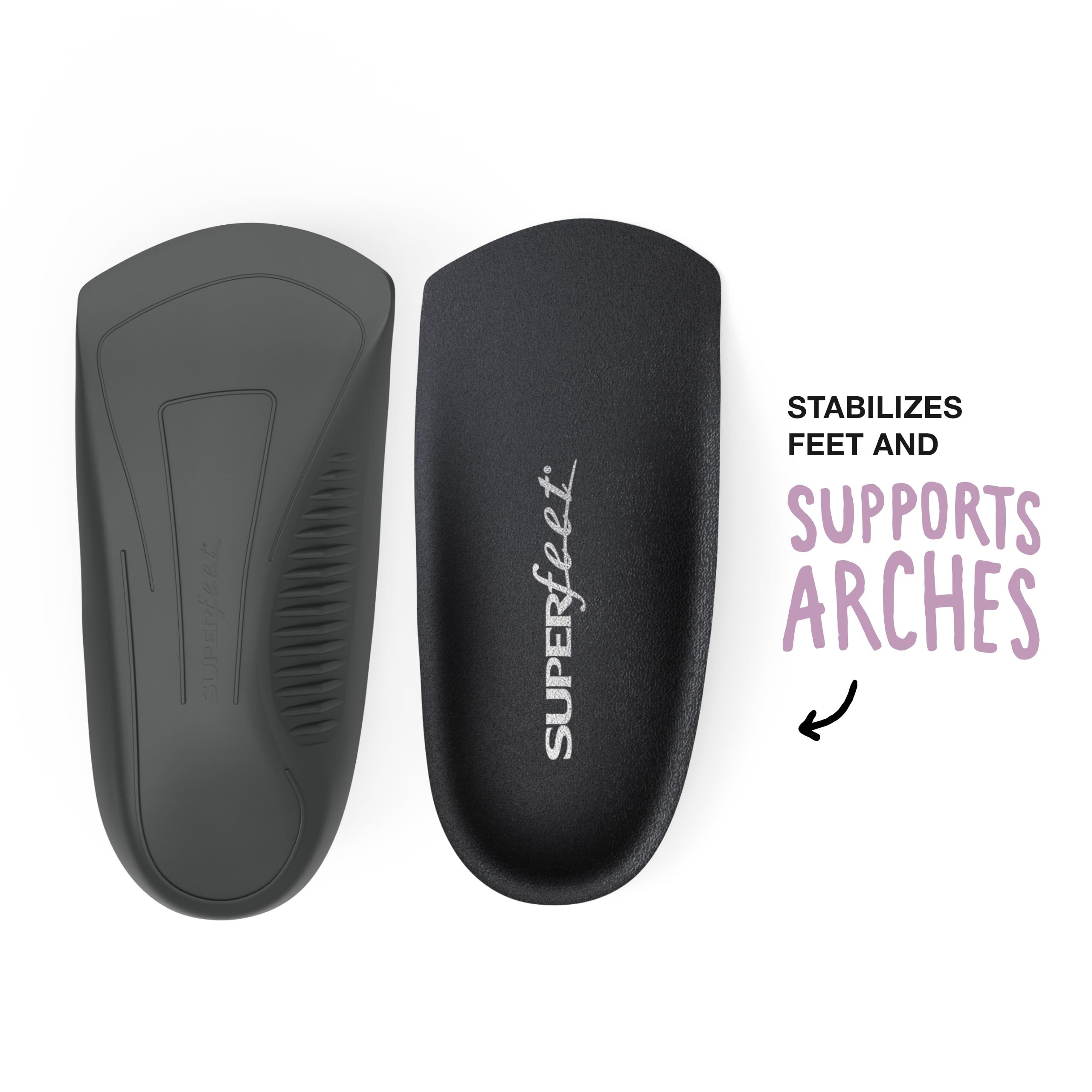 Superfeet Casual Women's Easyfit Insoles for Everyday Wear with Drop-In Arch Support - Size 4.5-6 Women