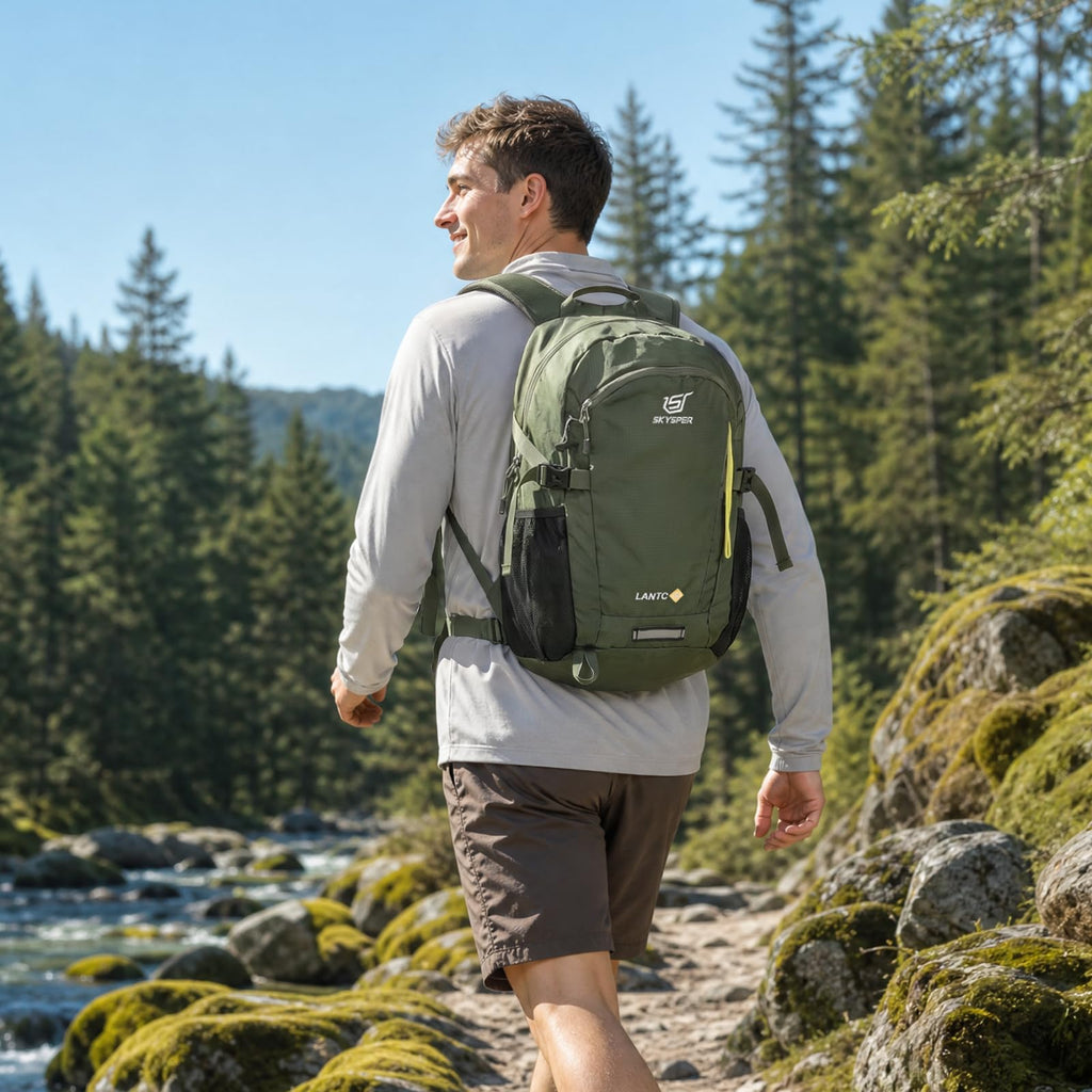 SKYSPER Small Hiking Backpack, 20L Lightweight Travel Backpacks Hiking Daypack for Women Men