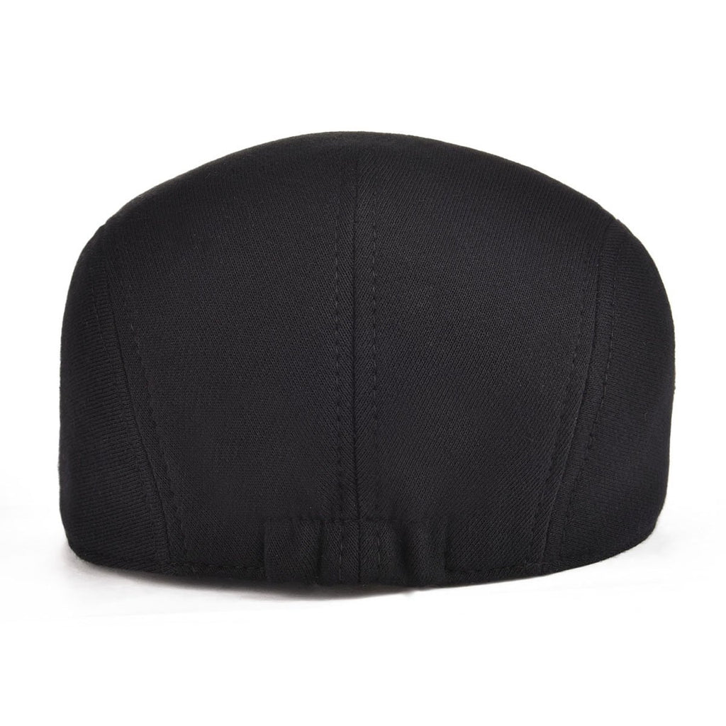 FEINION Men Cotton Newsboy Cap Soft Fit Cabbie Hat