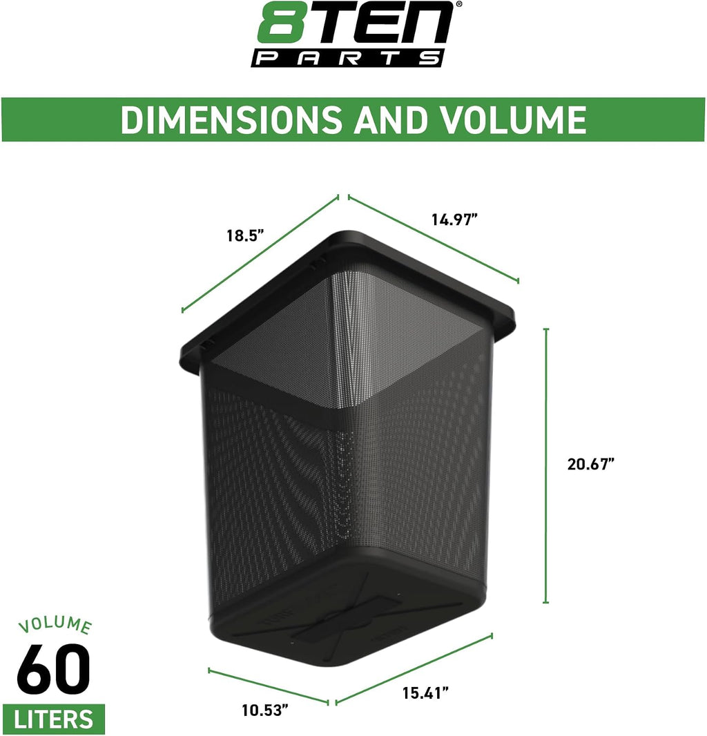 8TEN TURFBUCKET Twin Bagger System for Cub Cadet XT1 XT2 42" 46" Lawn Tractors 2016+