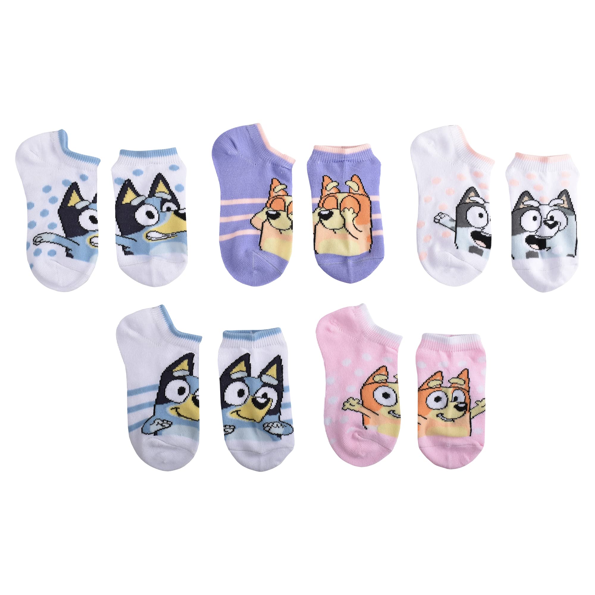 Bluey 5PK CHEER SHORTIE SOCKS