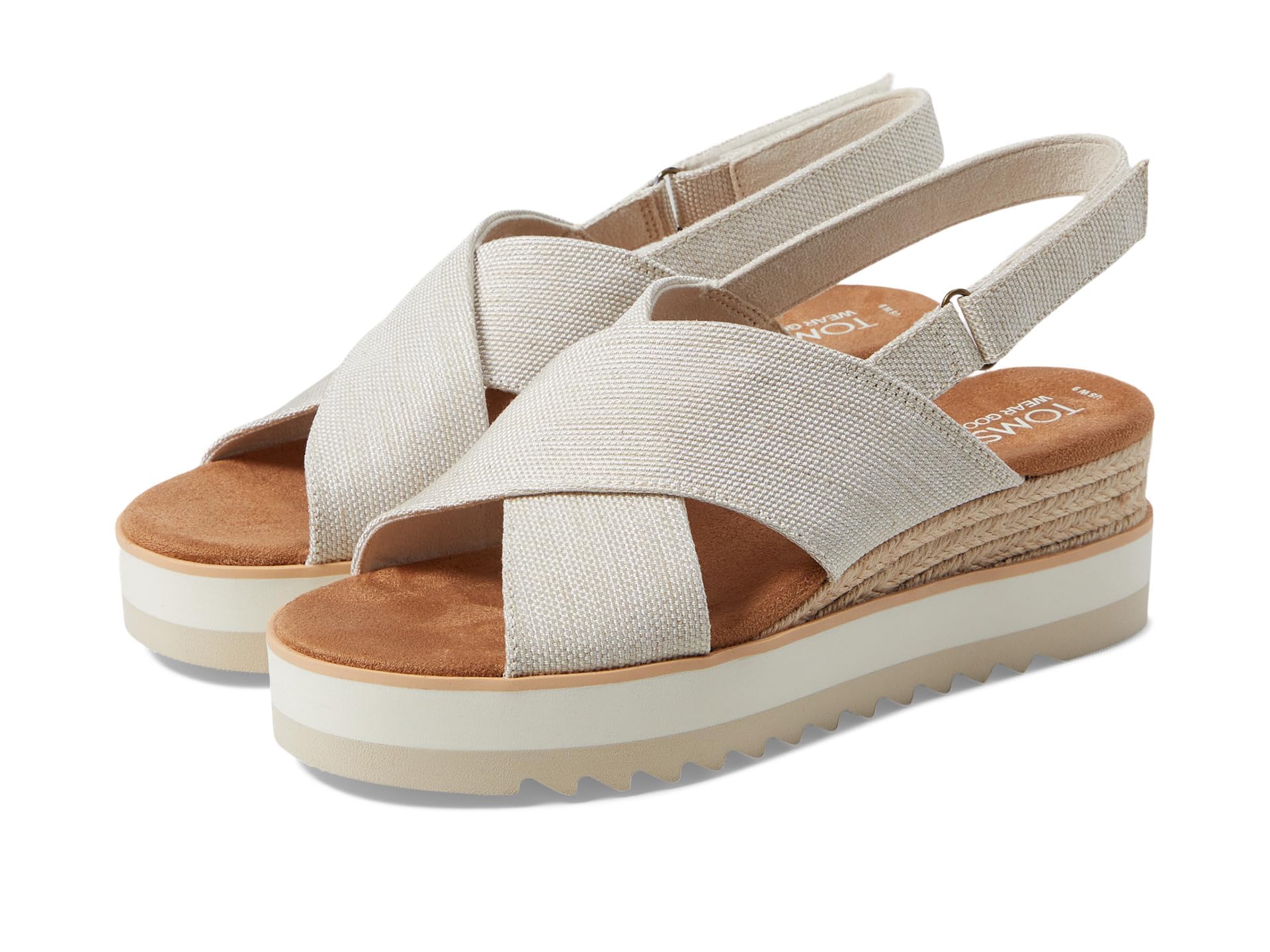 TOMS Women's Diana Crossover Platform Sandals