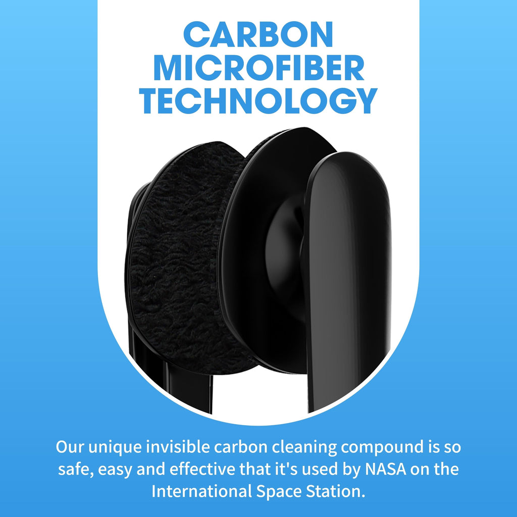 Peeps Eyeglass Lens Cleaner - Efficient and Durable Carbon Microfiber Technology - Exclusively Used by NASA - 500 Uses (Electroplated Gold)