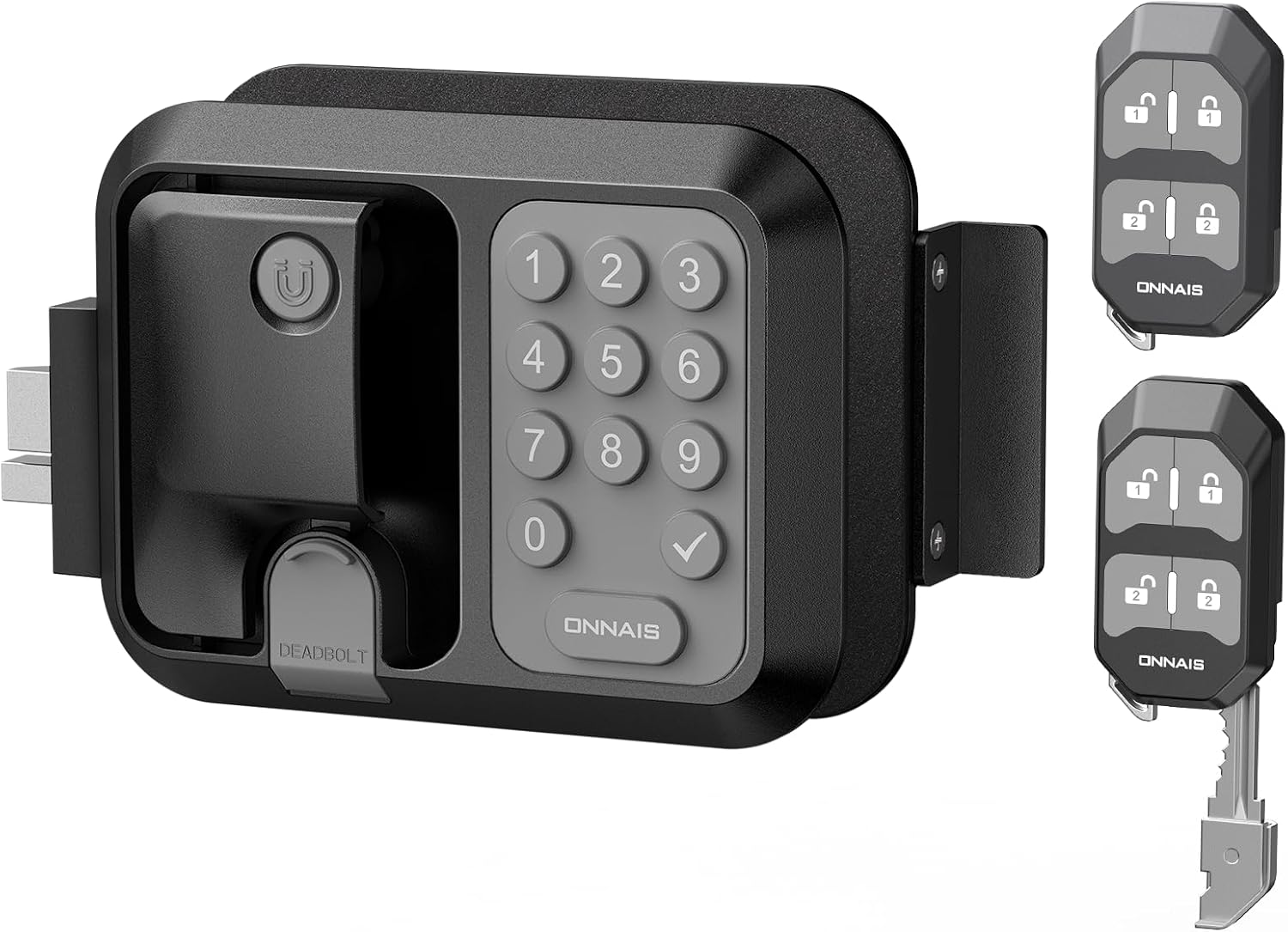 ONNAIS RV Door Lock Replacement – Full Metal Keyless Entry, 10-Digit Keypad, Dual-Door Remote, Backup Key, RV Essential, Ideal Gift for RV Owners
