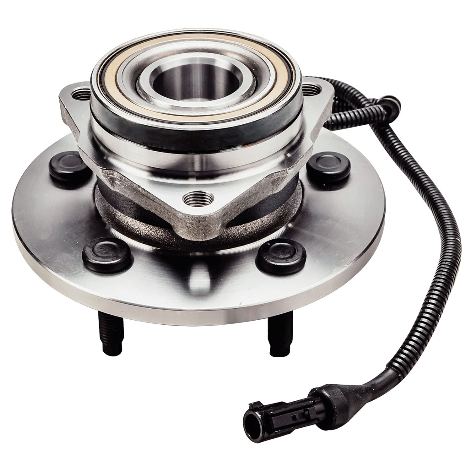 Detroit Axle - 4WD Front Wheel Bearing Hubs for Toyota 4Runner FJ Cruiser Tacoma Lexus GX460 GX470, Replacement Wheel Bearings and Hub Assembly Set, Pair Hubs